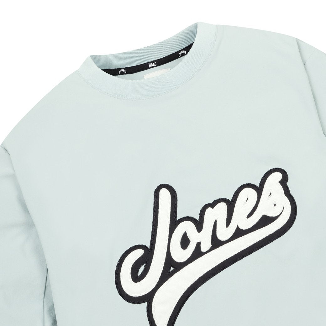 【WAAC X JONES】WOMEN カーブロゴプルオーバー ミントグリーン