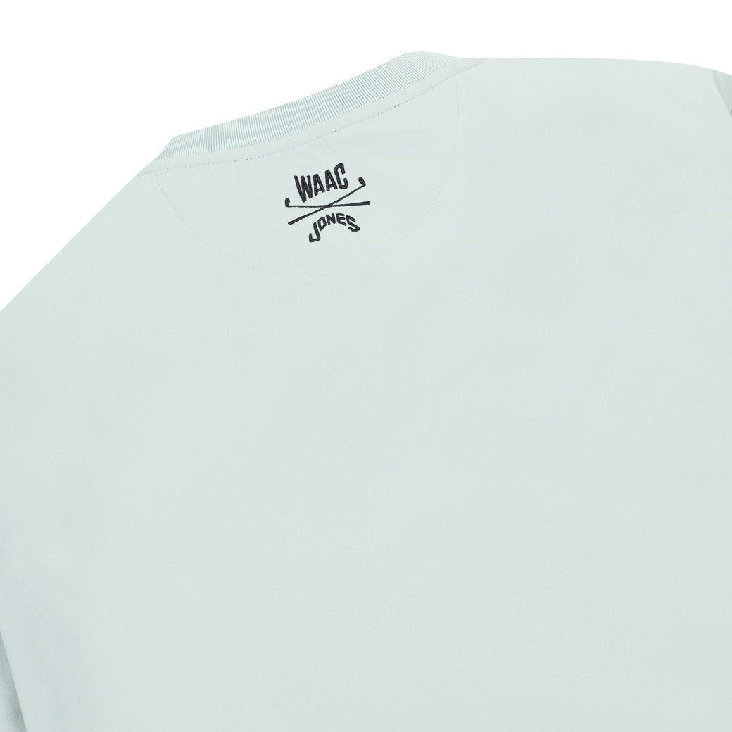 【WAAC X JONES】WOMEN カーブロゴプルオーバー ミントグリーン