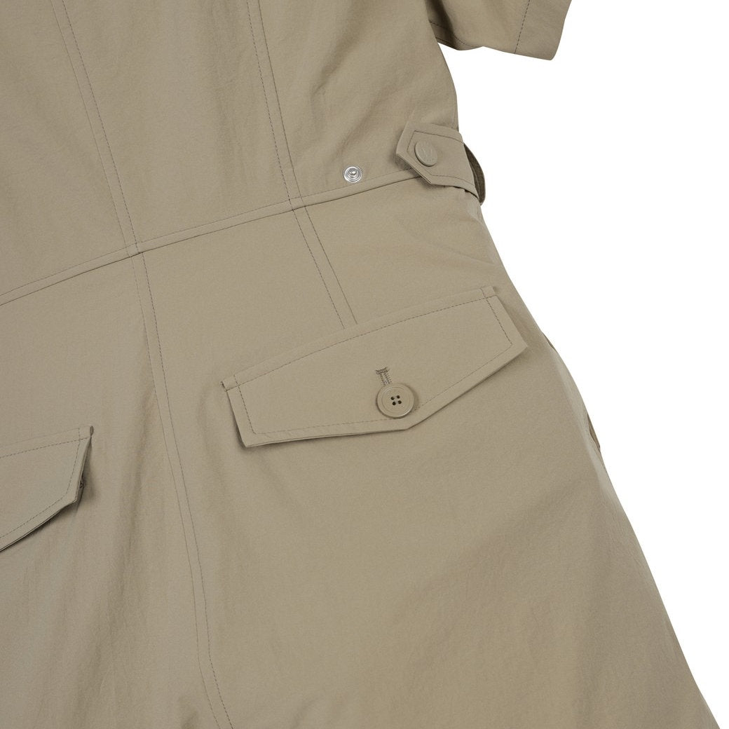【25SS 新作|WAAC X JONES】WOMEN ショートスリーブジャンプスーツ ベージュ