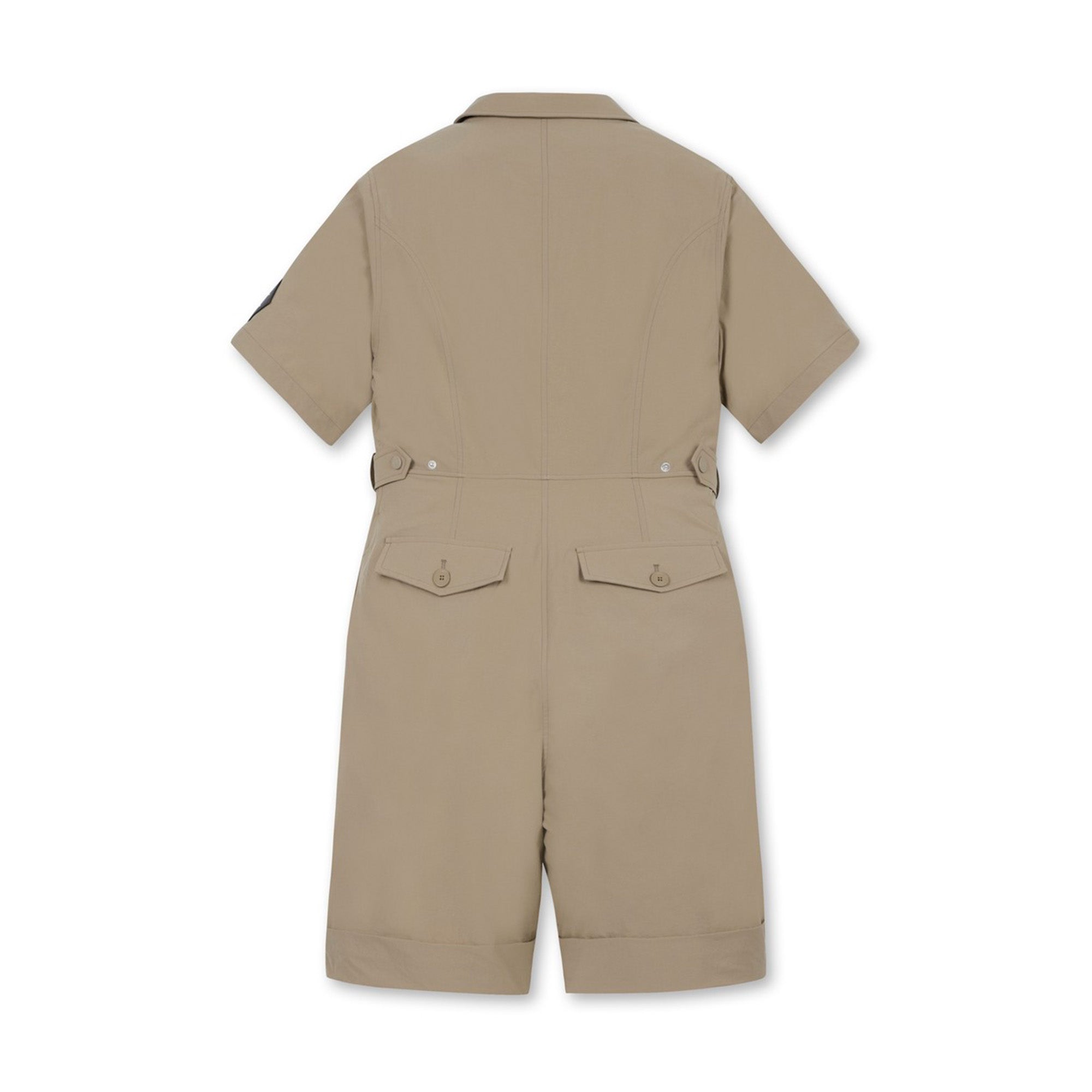 【25SS 新作|WAAC X JONES】WOMEN ショートスリーブジャンプスーツ ベージュ