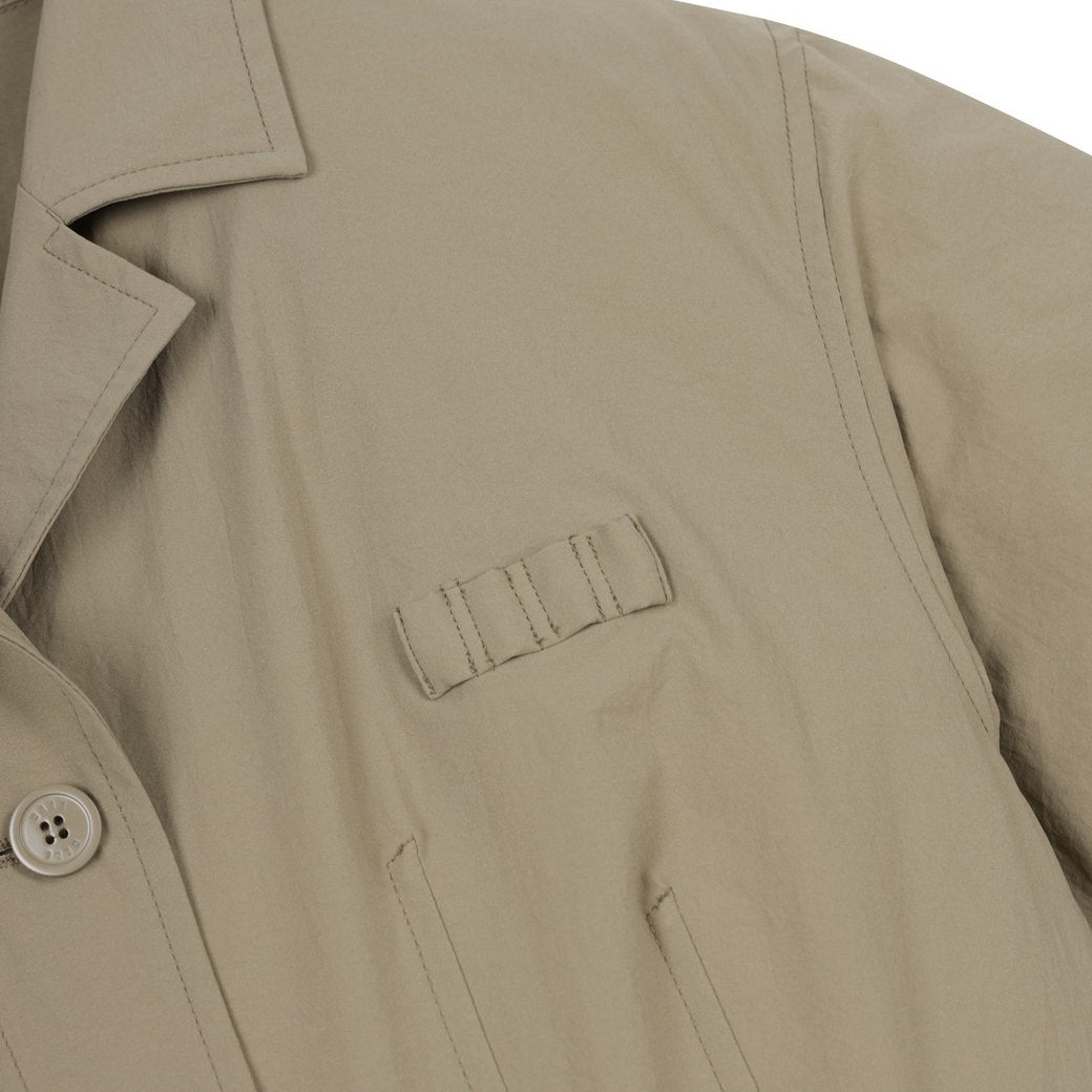 【25SS 新作|WAAC X JONES】WOMEN ショートスリーブジャンプスーツ ベージュ