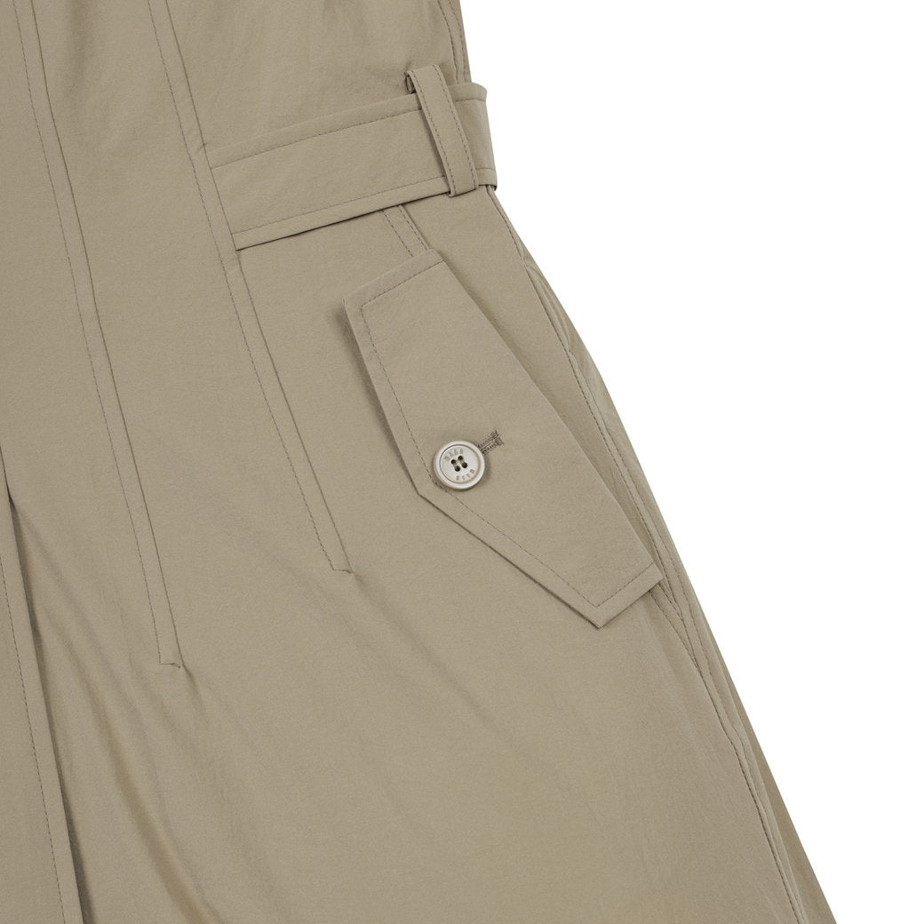 【25SS 新作|WAAC X JONES】WOMEN ショートスリーブジャンプスーツ ベージュ