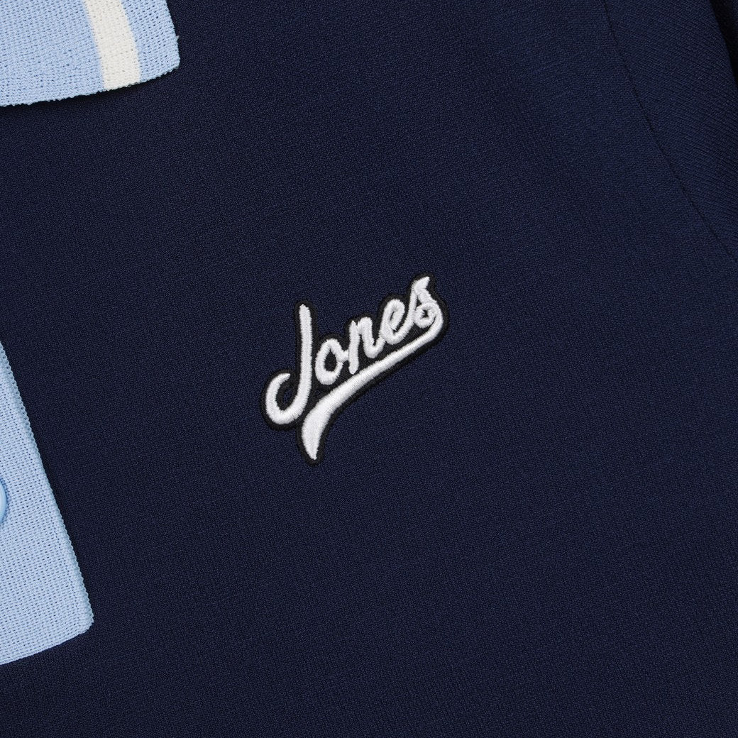 【WAAC X JONES】WOMEN サマーニットポロシャツ ネイビー