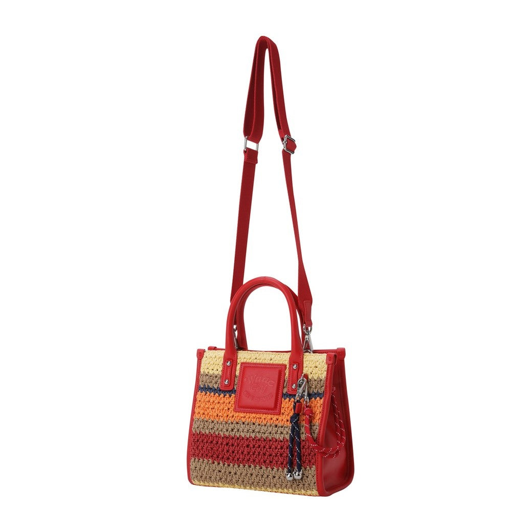 WOMEN スクエアカートバッグ レッド