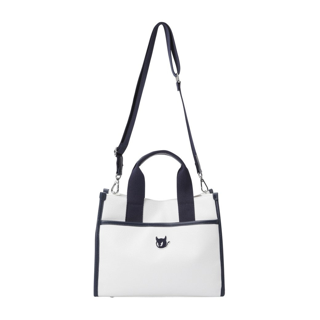 PUレザー 2WAYカートバッグ アイボリー