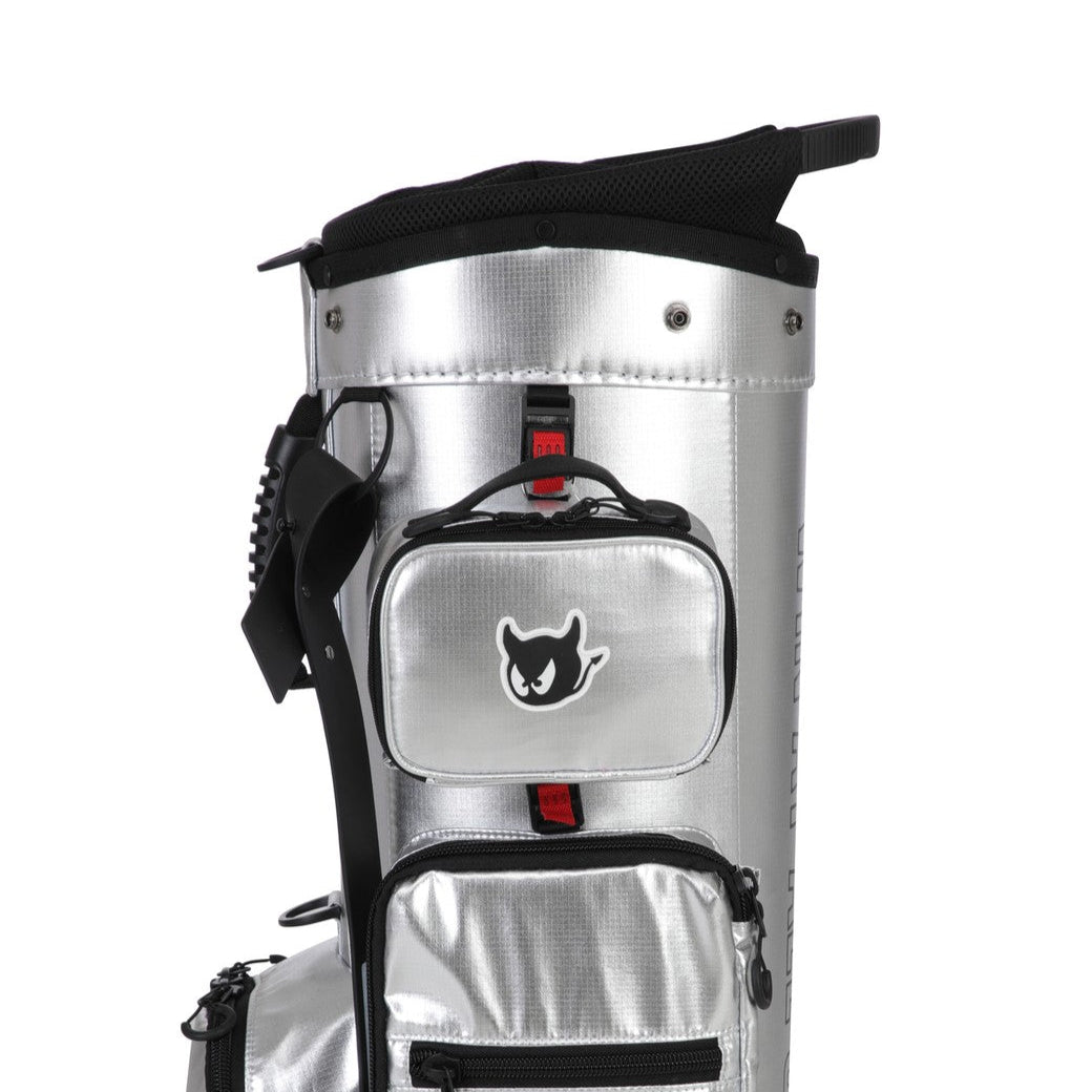 UNISEX キャスター付キャディバッグ シルバー