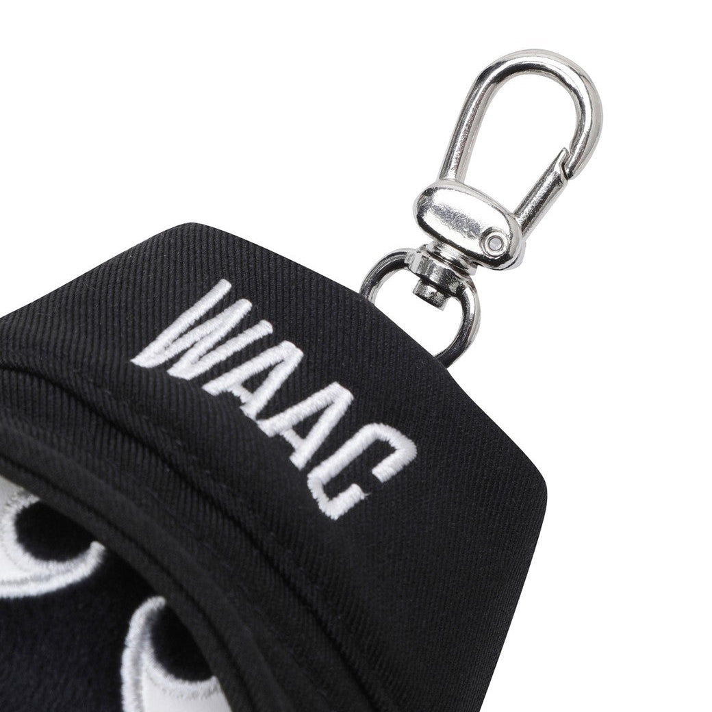 UNISEX WAACKYシーズンボールポーチ ブラック