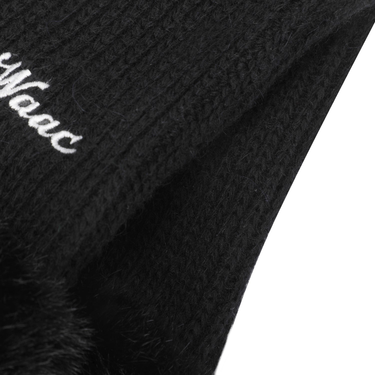 WOMEN リボンファーイヤーウォーマー ブラック