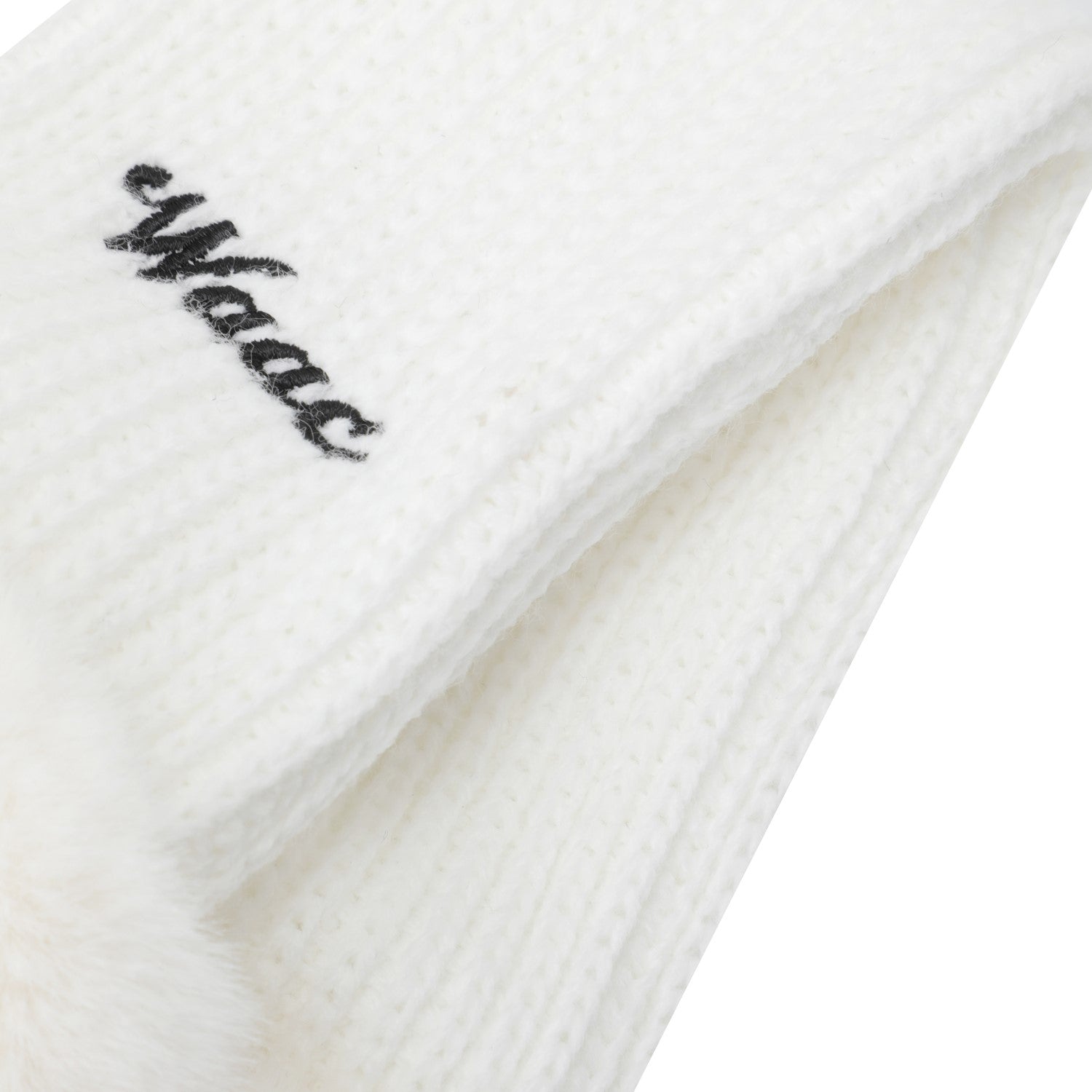 WOMEN リボンファーイヤーウォーマー ホワイト