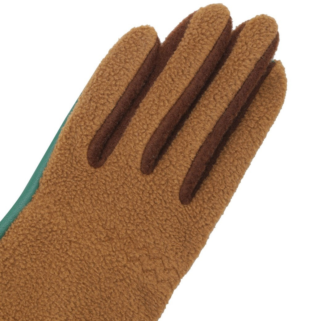 WOMEN レディースカラーグローブ ブラウン