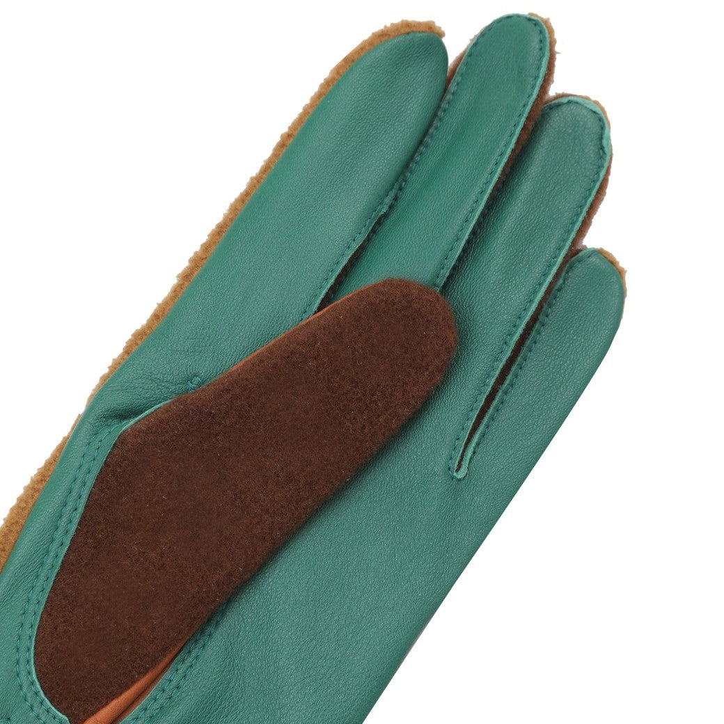 WOMEN レディースカラーグローブ ブラウン