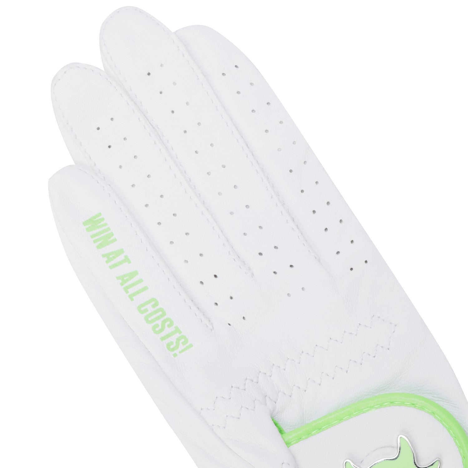 WOMEN ボールマーカーゴルフグローブ イエローグリーン