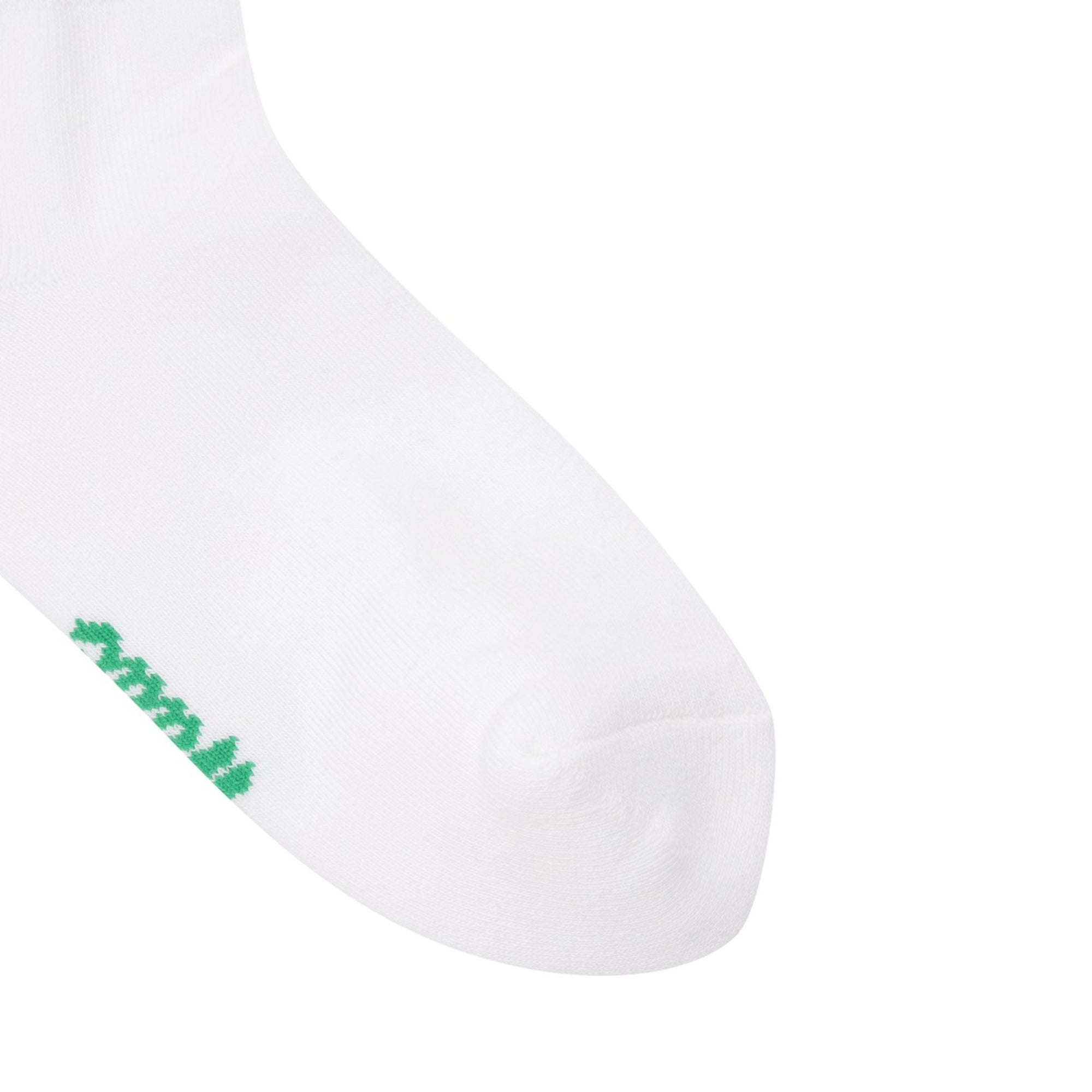 WOMEN ポンポンショートソックス ホワイト