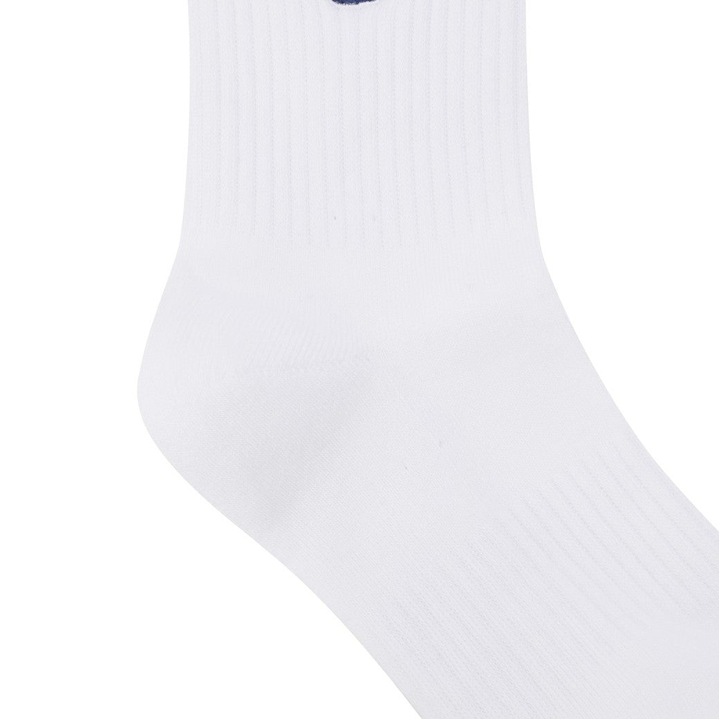 WOMEN ダブルカフ ミドルソックス ブルー