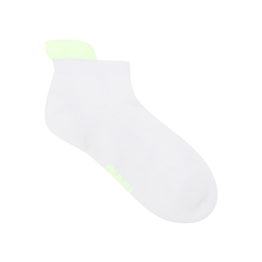 WOMEN シーズンカラー ショートソックス イエローグリーン