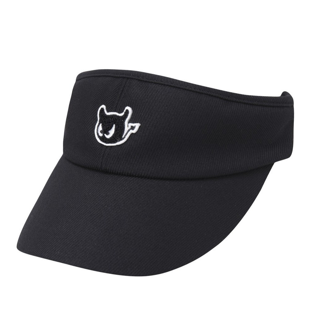 WOMENS WAACKYロゴバイザー ブラック/072334830
