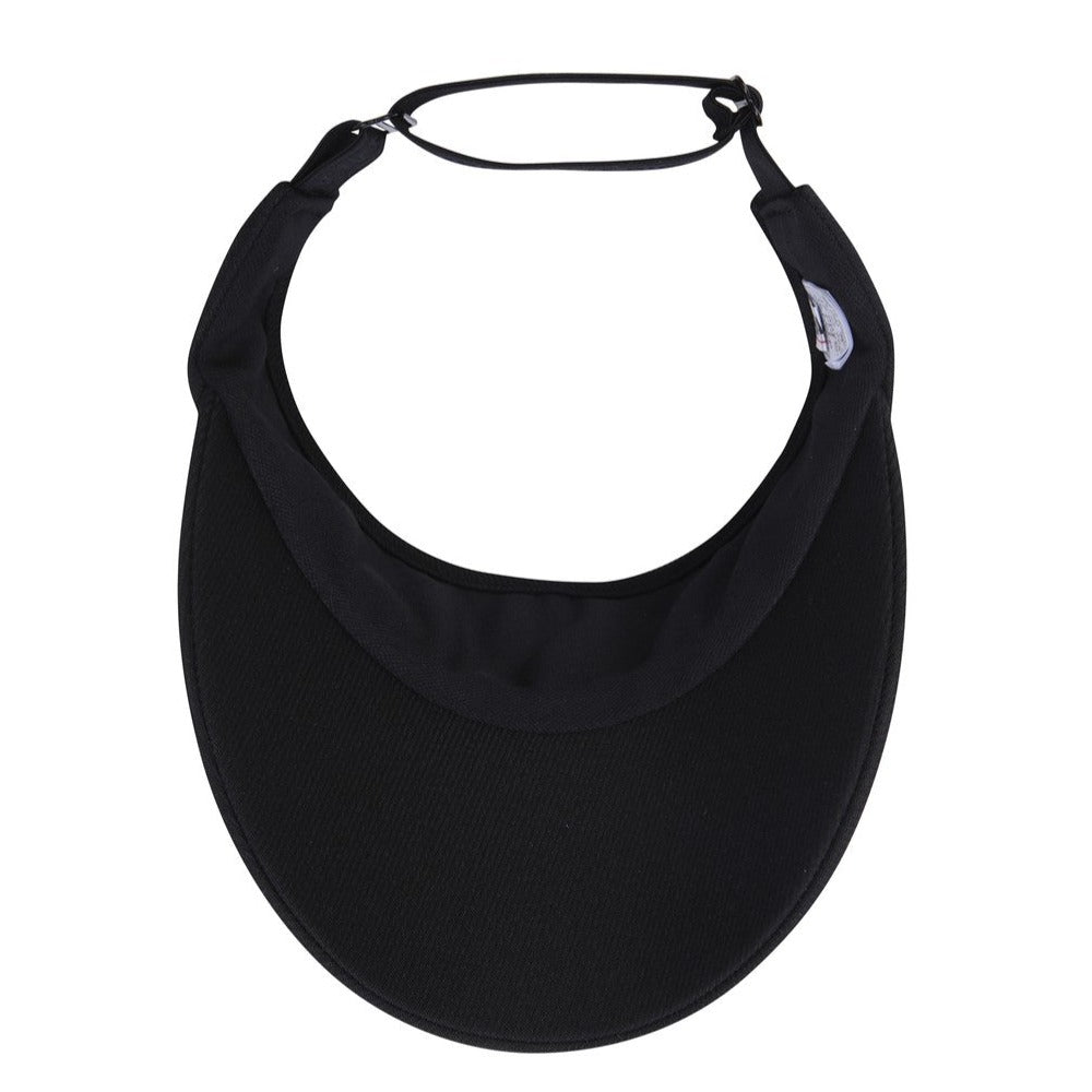 WOMENS WAACKYロゴバイザー ブラック/072334830