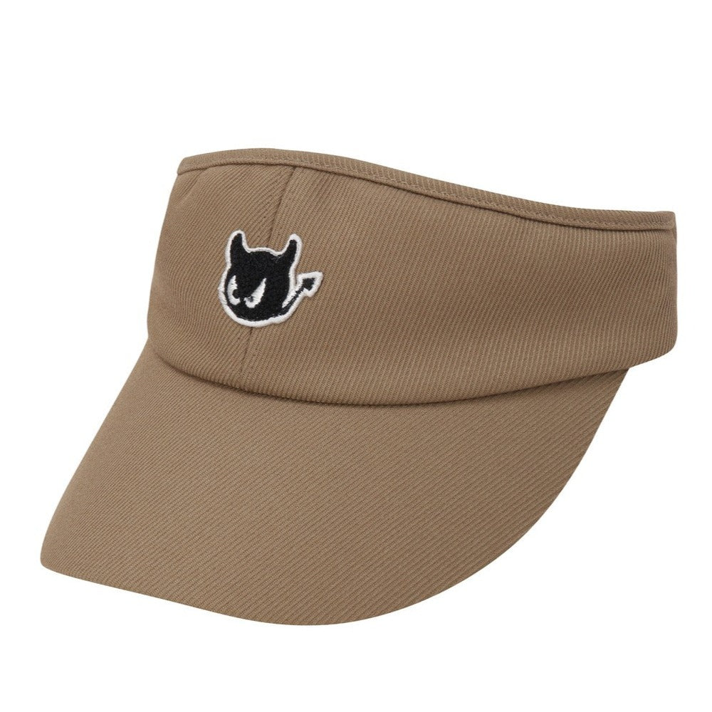 WOMENS WAACKYロゴバイザー キャメル/072334830