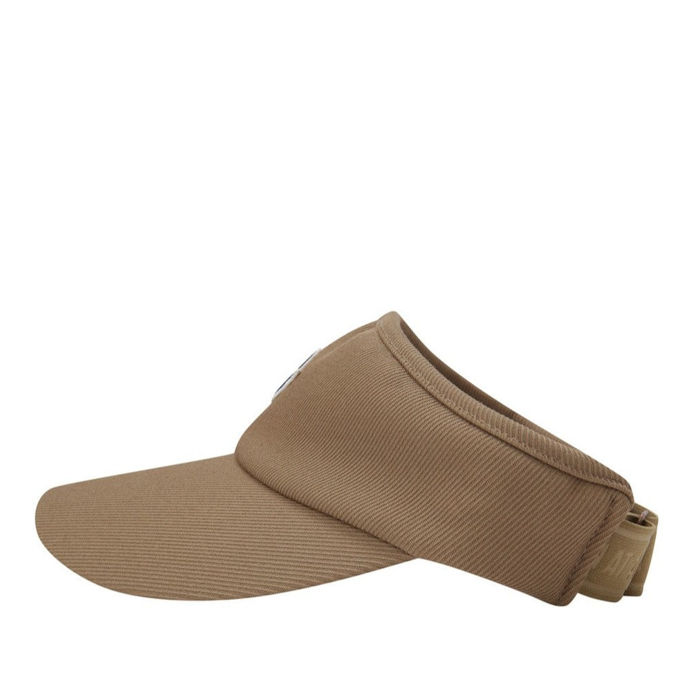 WOMENS WAACKYロゴバイザー キャメル/072334830