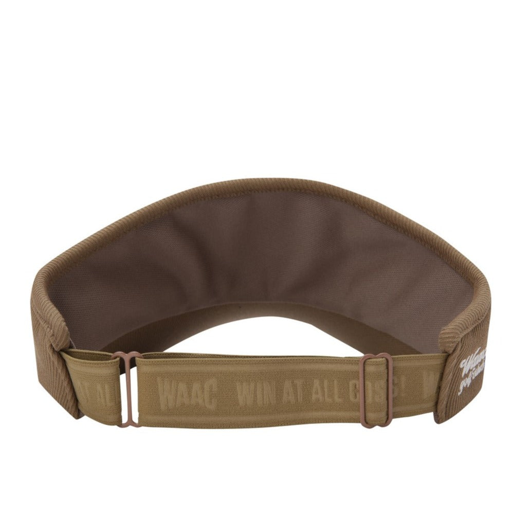 WOMENS WAACKYロゴバイザー キャメル/072334830