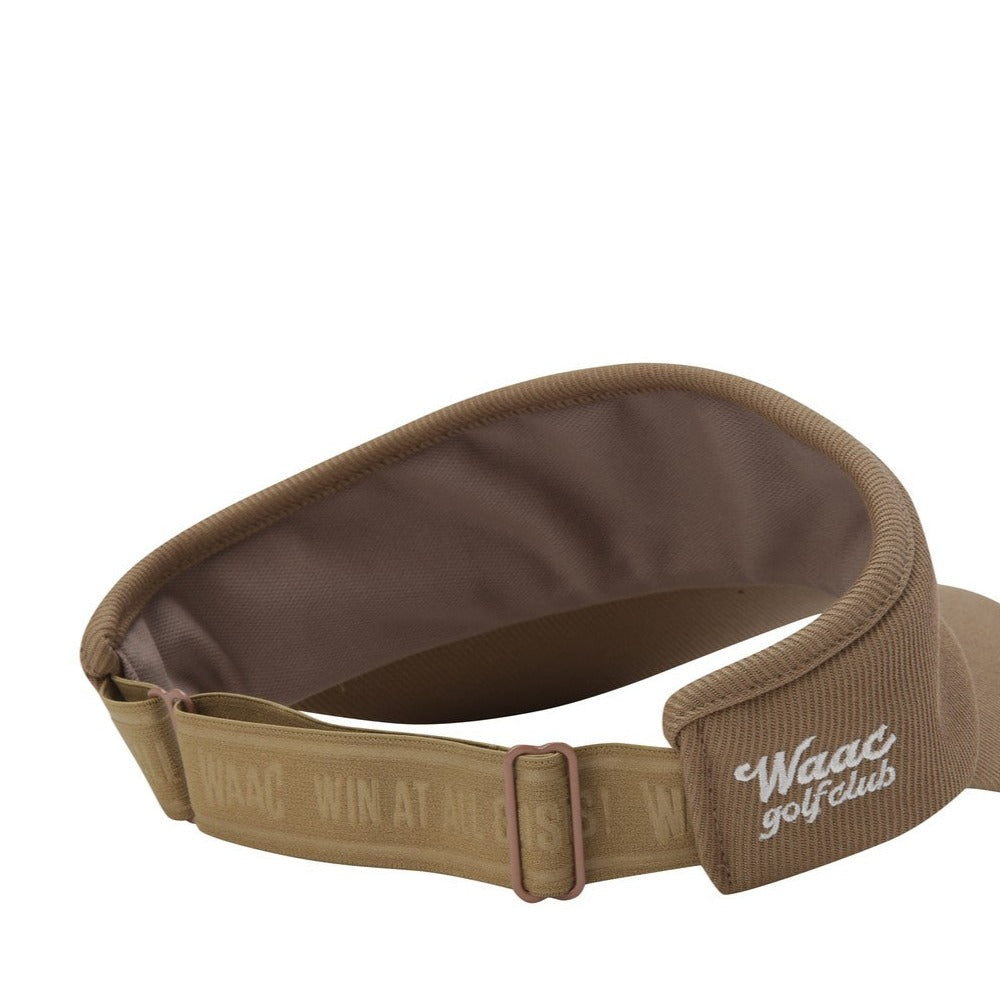 WOMENS WAACKYロゴバイザー キャメル/072334830
