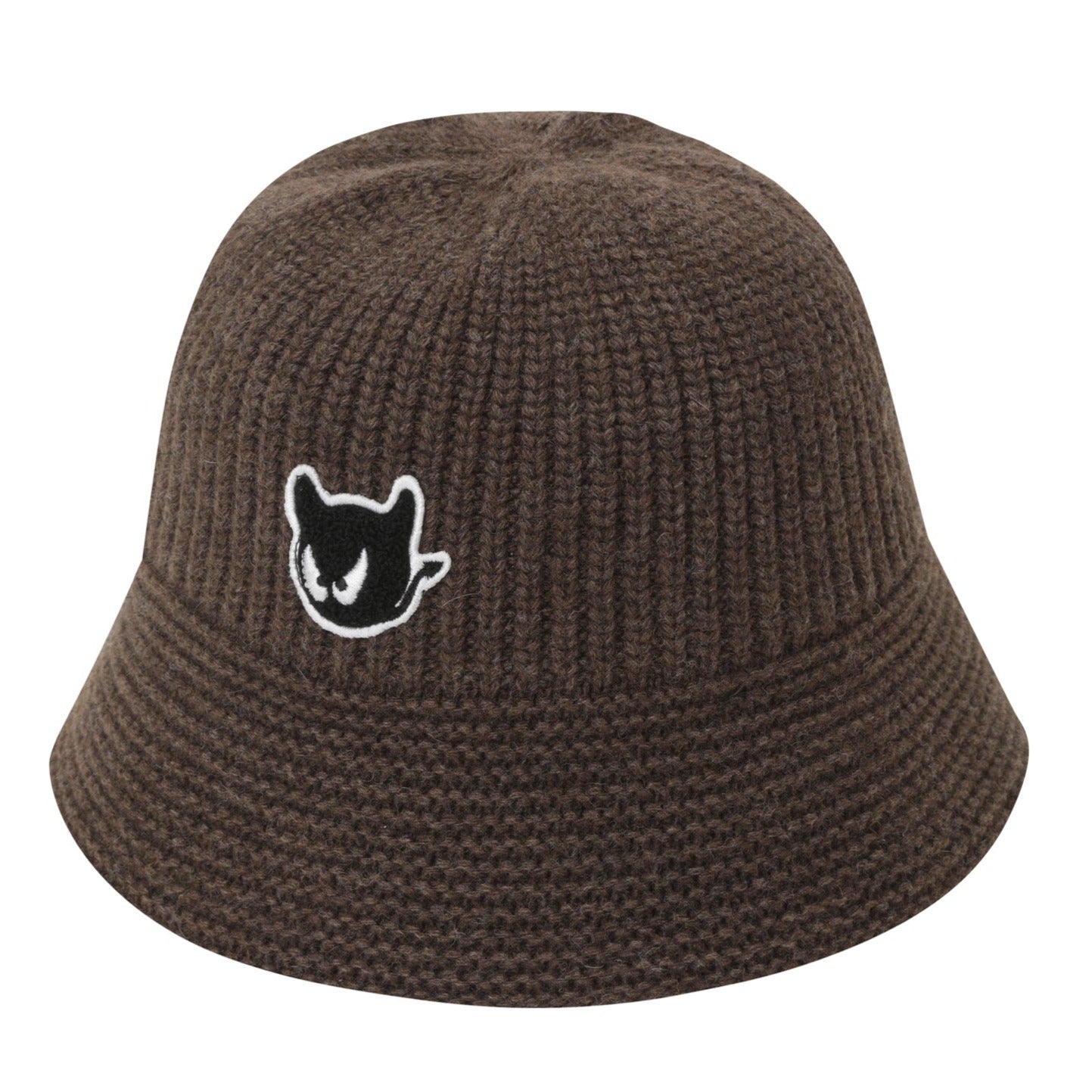 WOMENS ニットバケットハット ブラウン/072334832