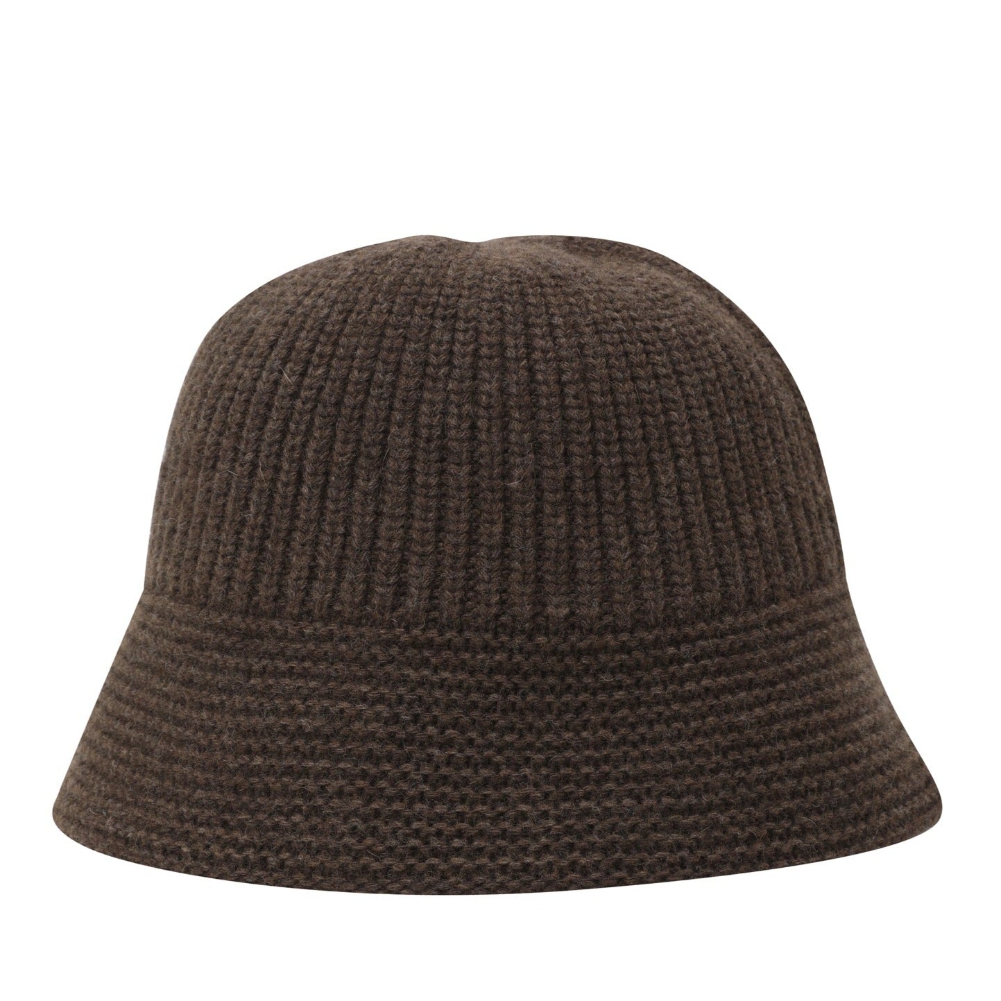 WOMENS ニットバケットハット ブラウン/072334832