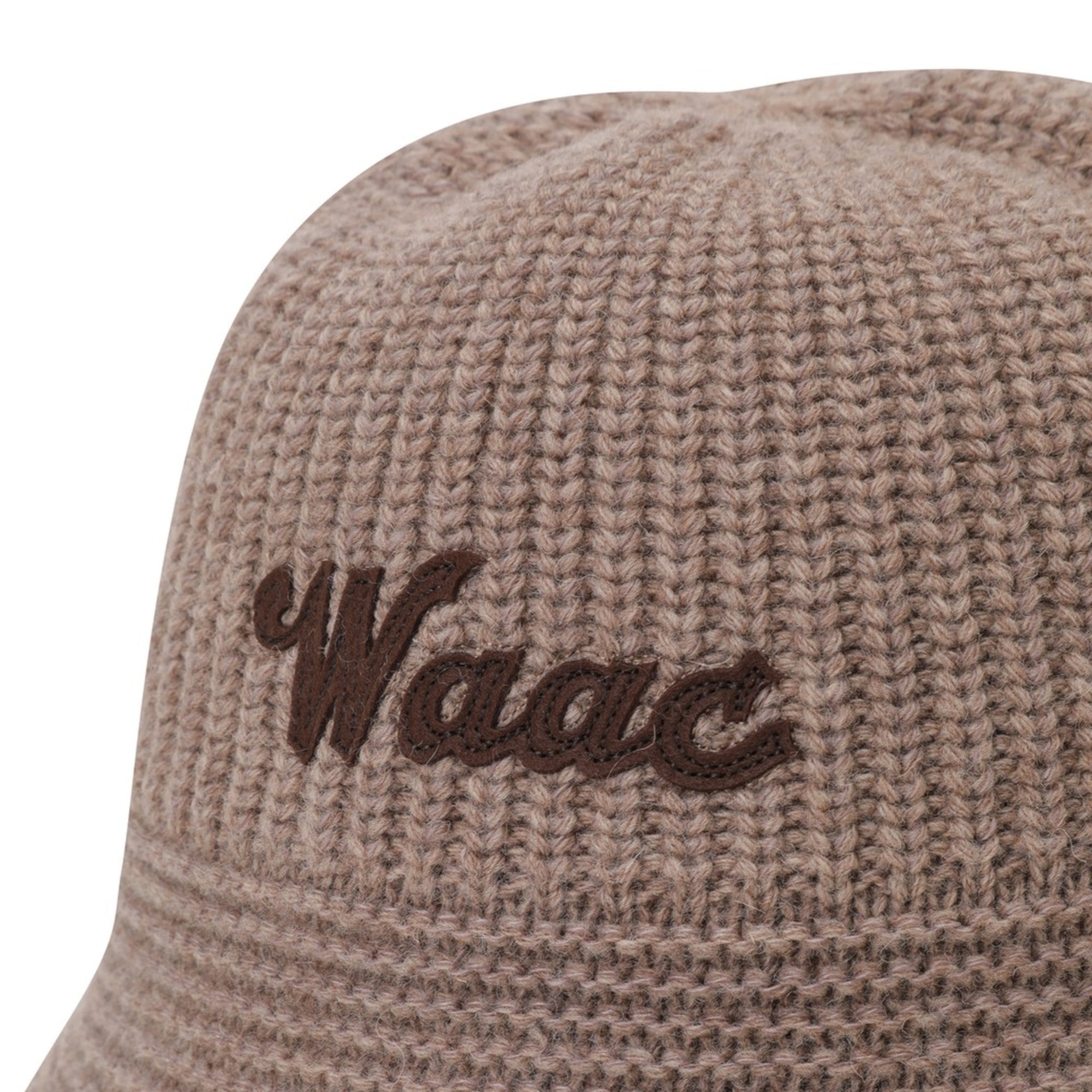 UNISEX ニットバケットハット ベージュ