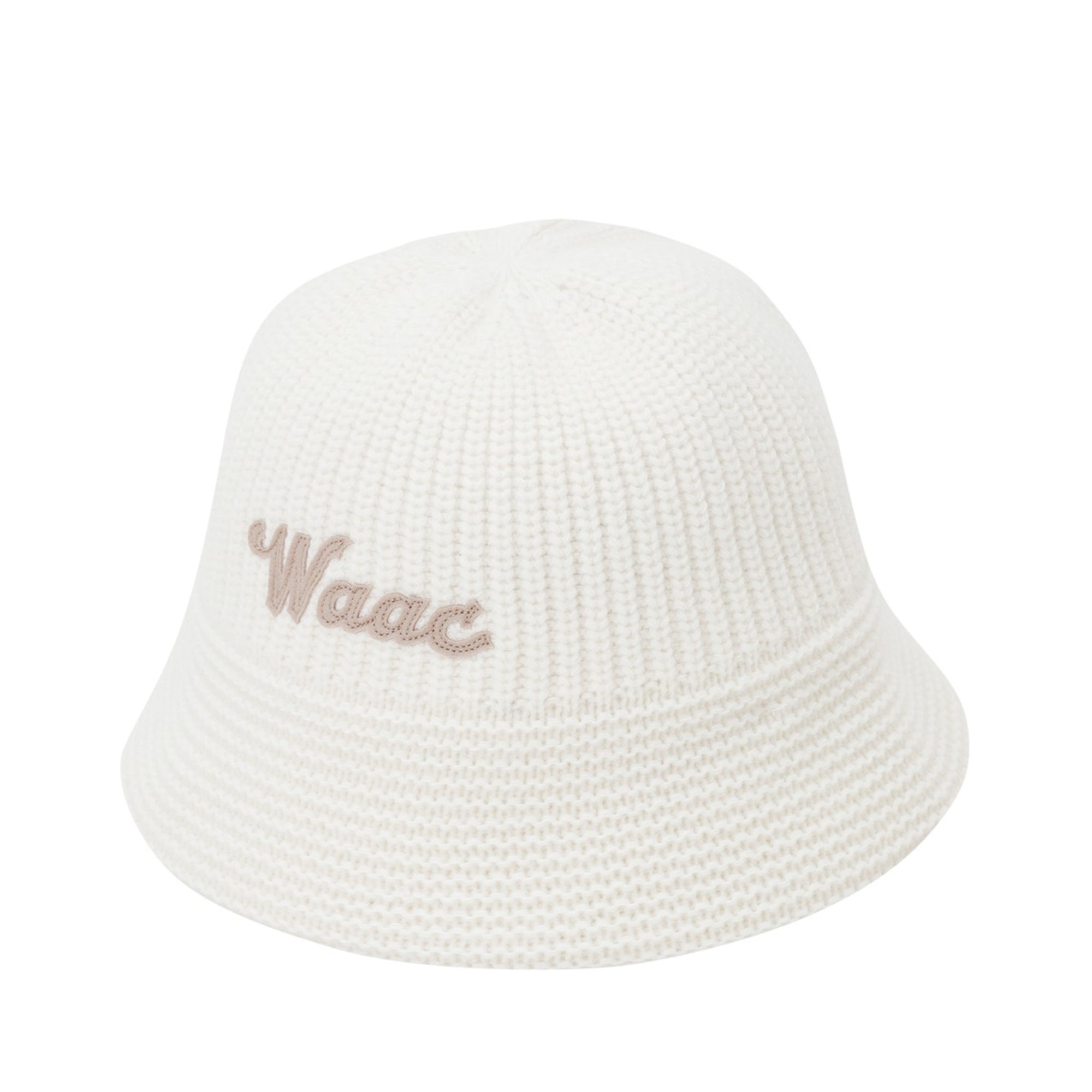 UNISEX ニットバケットハット ホワイト