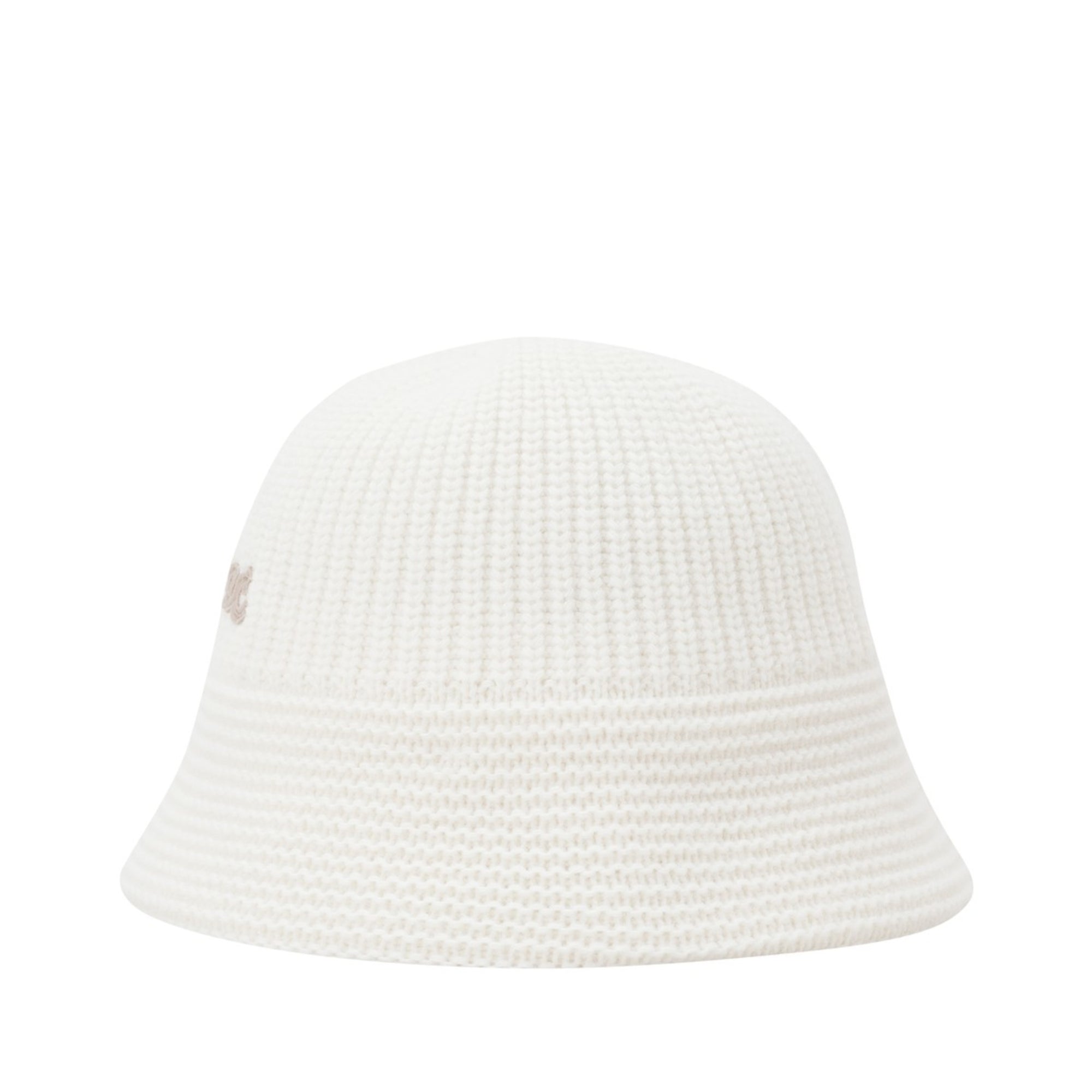 UNISEX ニットバケットハット ホワイト