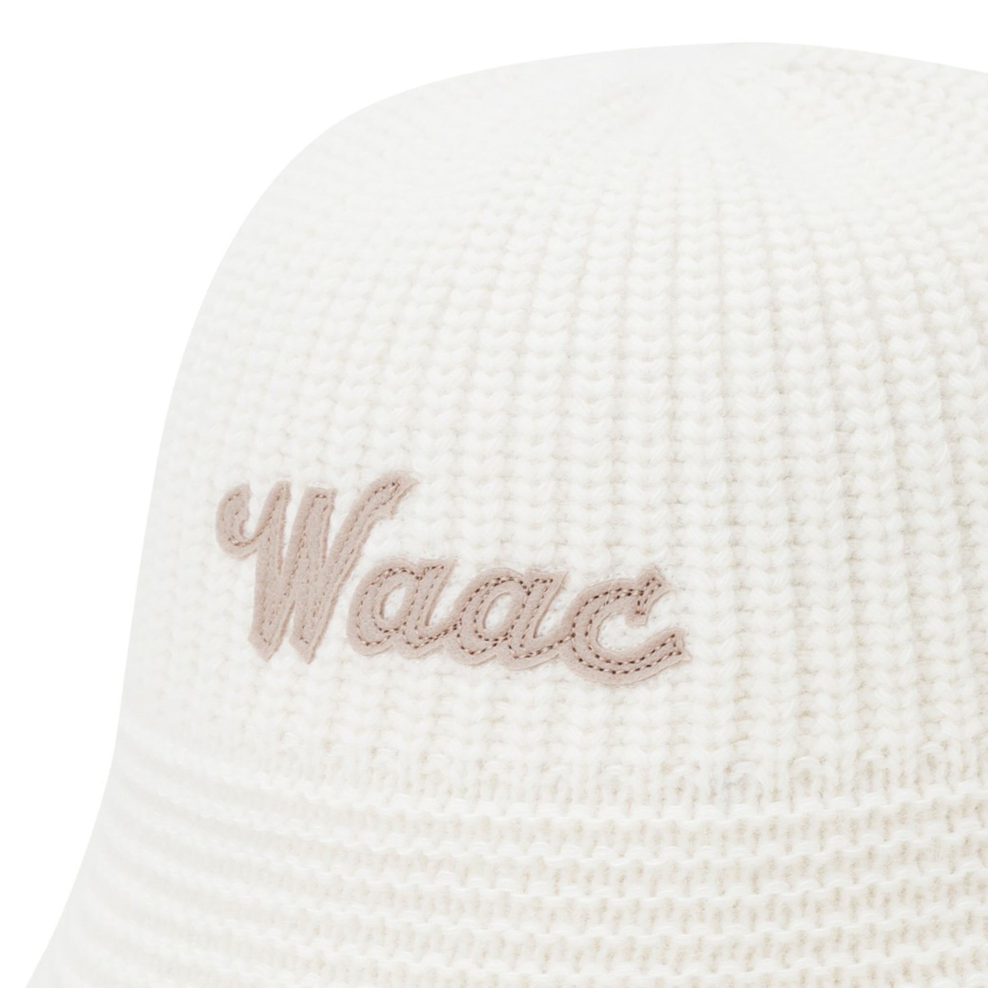 UNISEX ニットバケットハット ホワイト