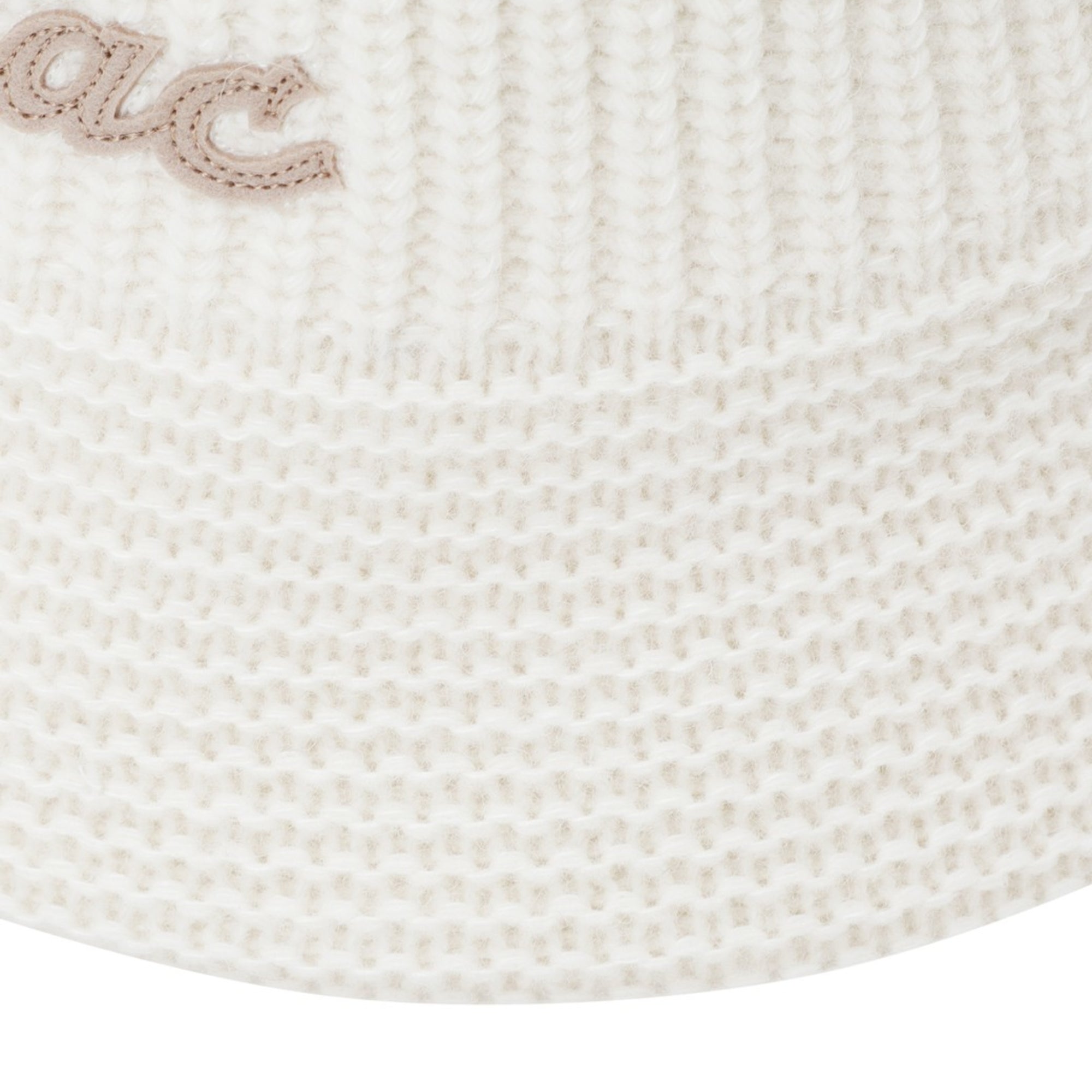 UNISEX ニットバケットハット ホワイト