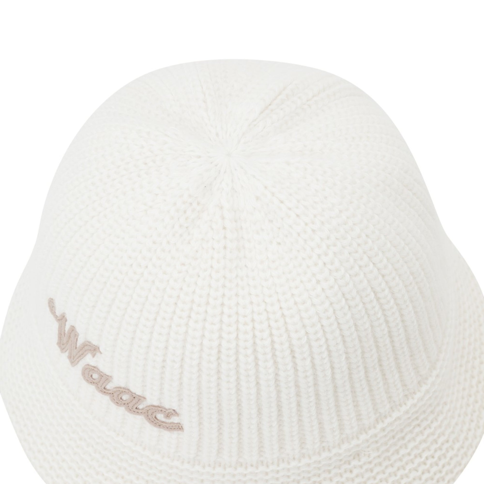 UNISEX ニットバケットハット ホワイト