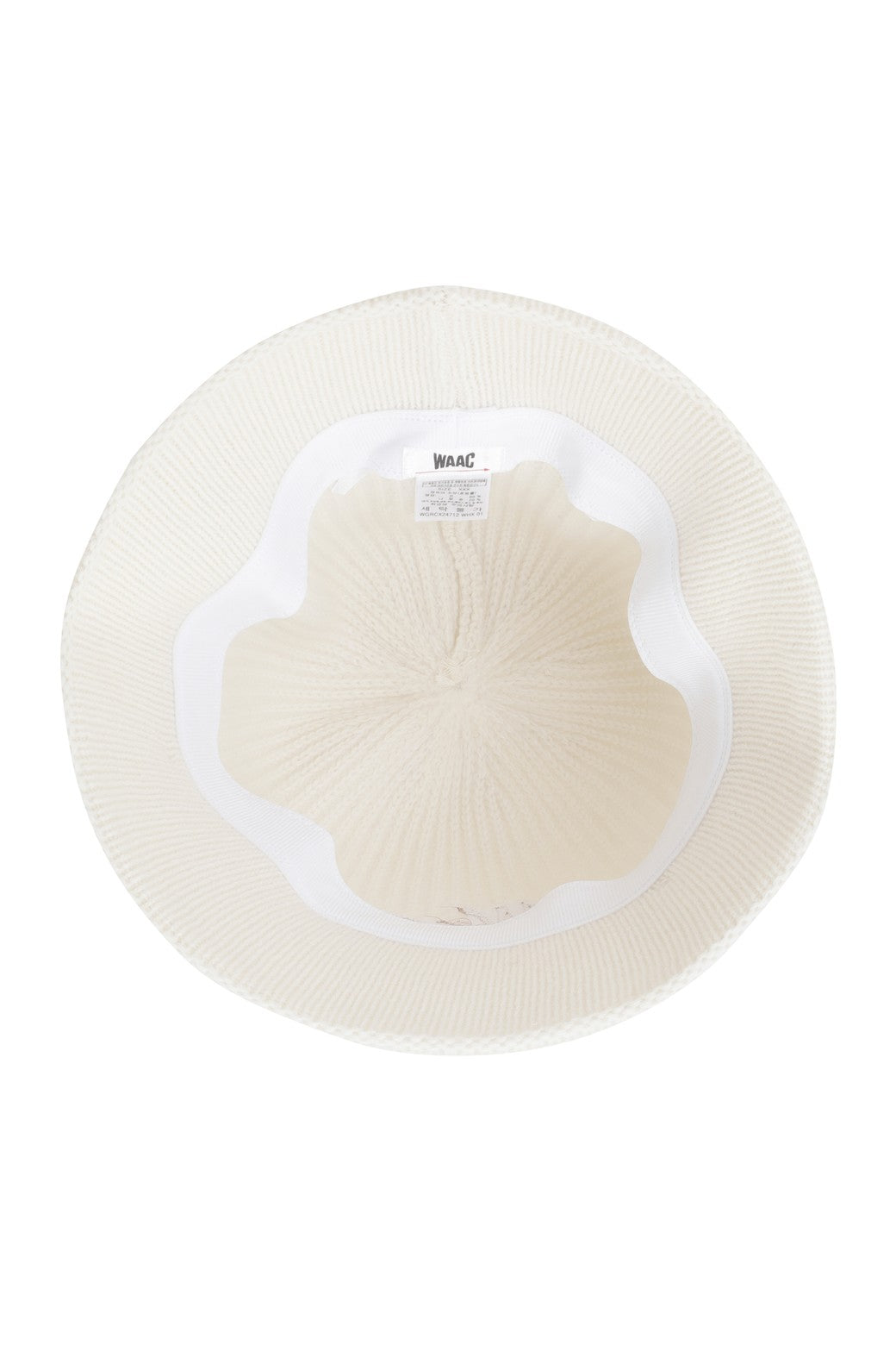UNISEX ニットバケットハット ホワイト