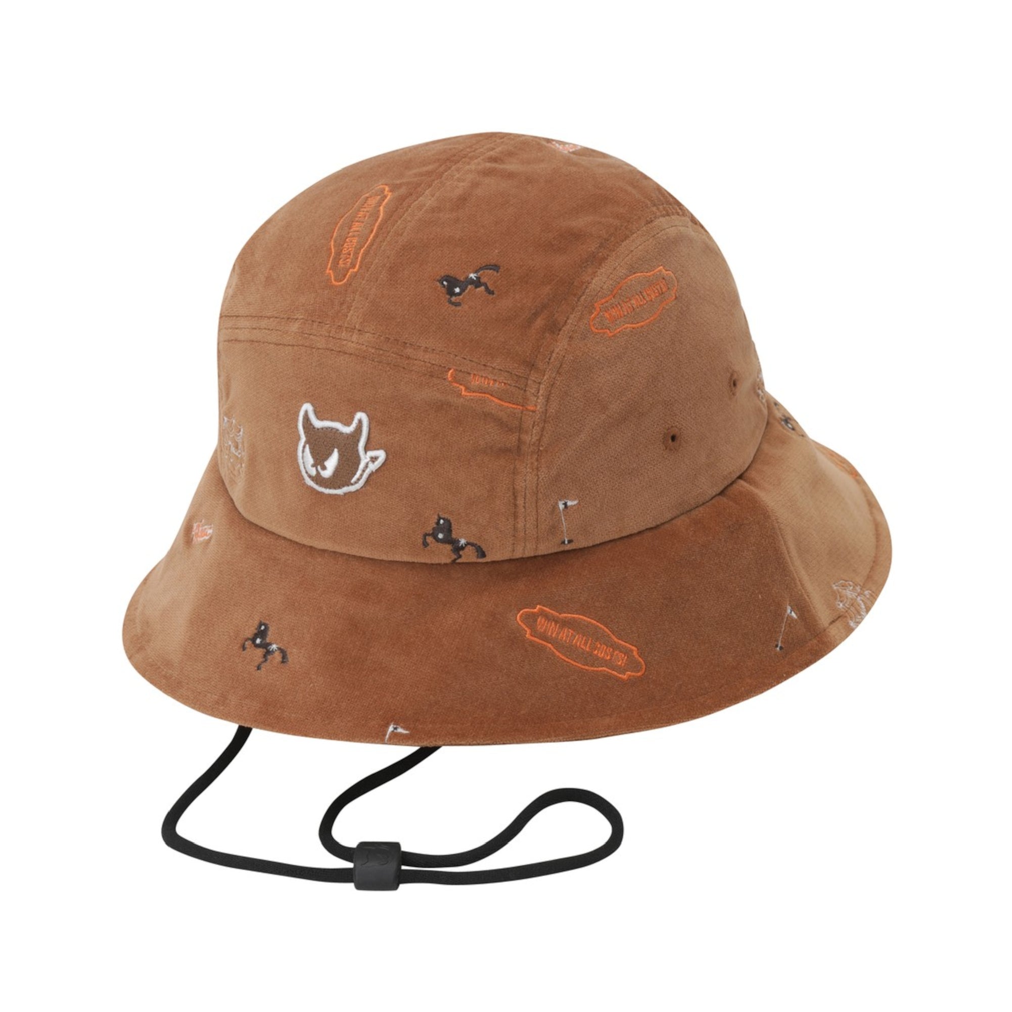 UNISEX エンブロイダリーバケットハット ベージュ/072344836