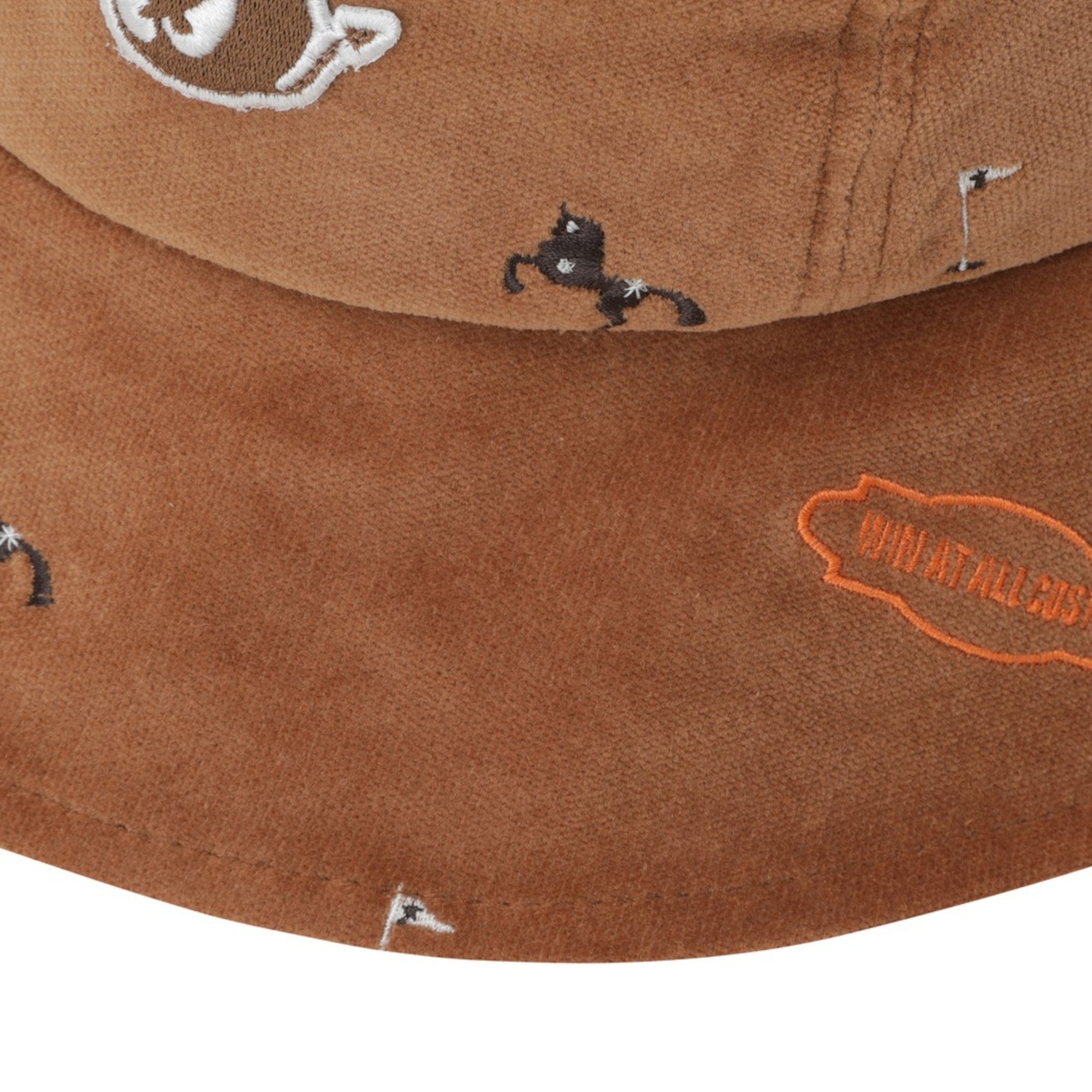 UNISEX エンブロイダリーバケットハット ベージュ