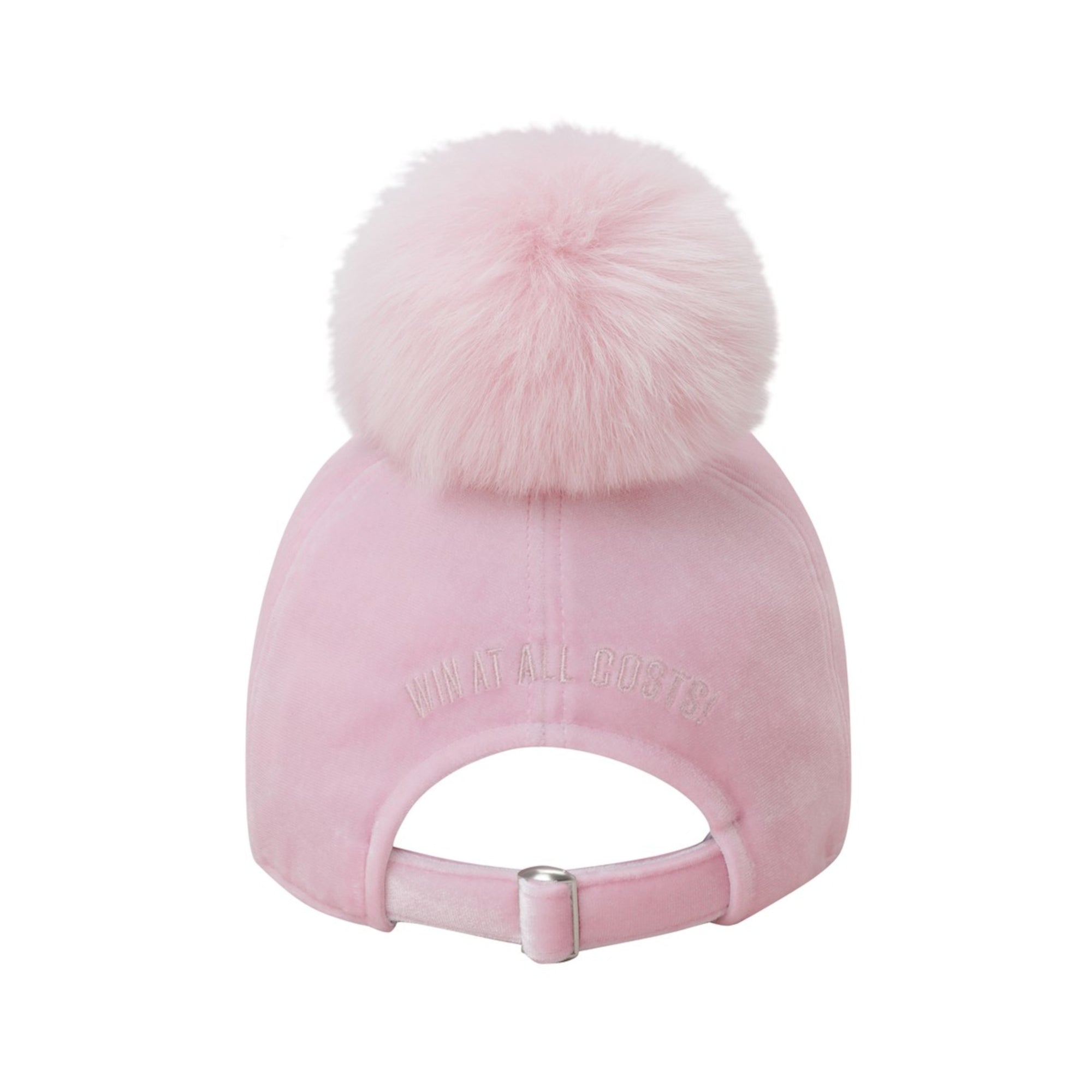 WOMENS ベロアポンポンキャップ ピンク/072344837