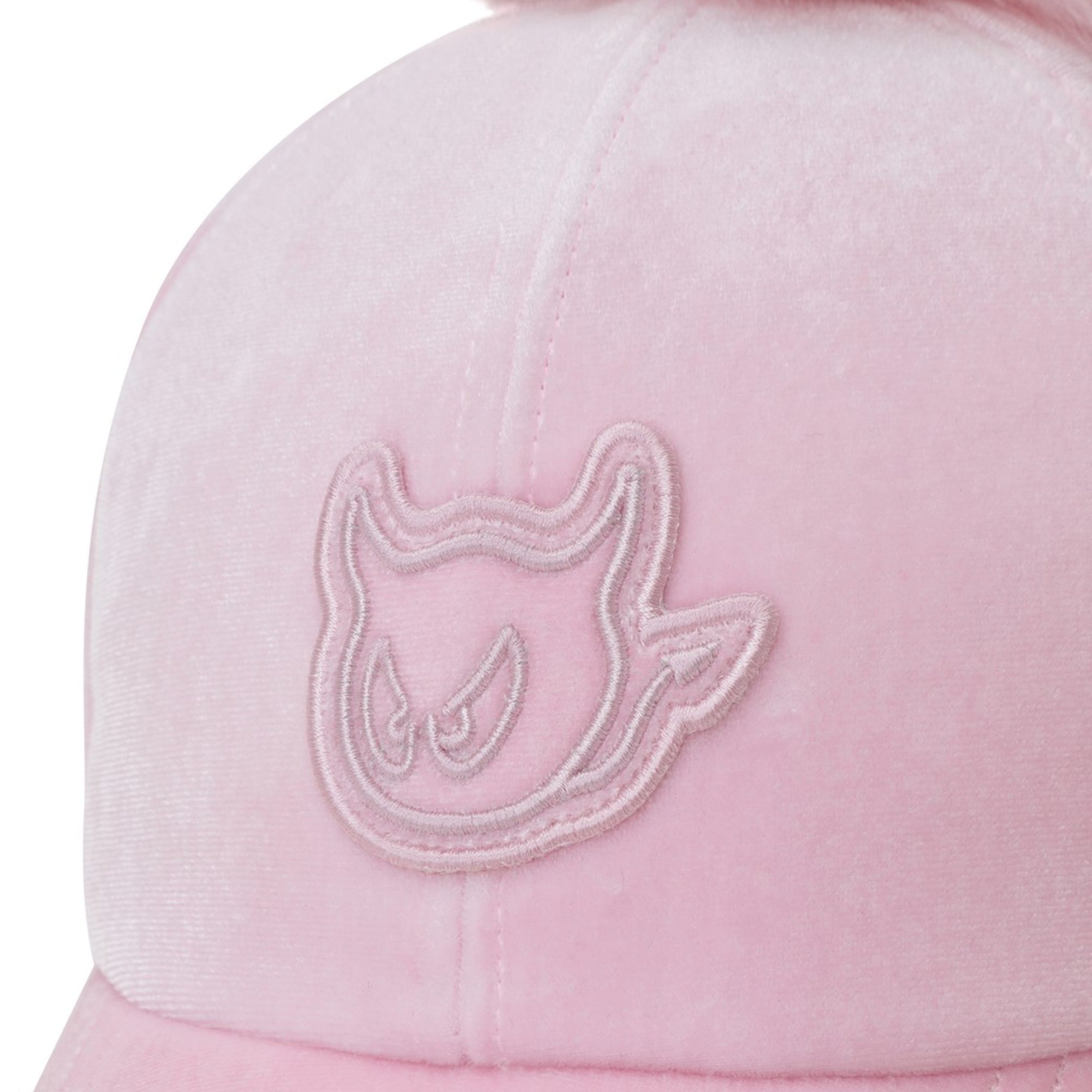 WOMENS ベロアポンポンキャップ ピンク/072344837