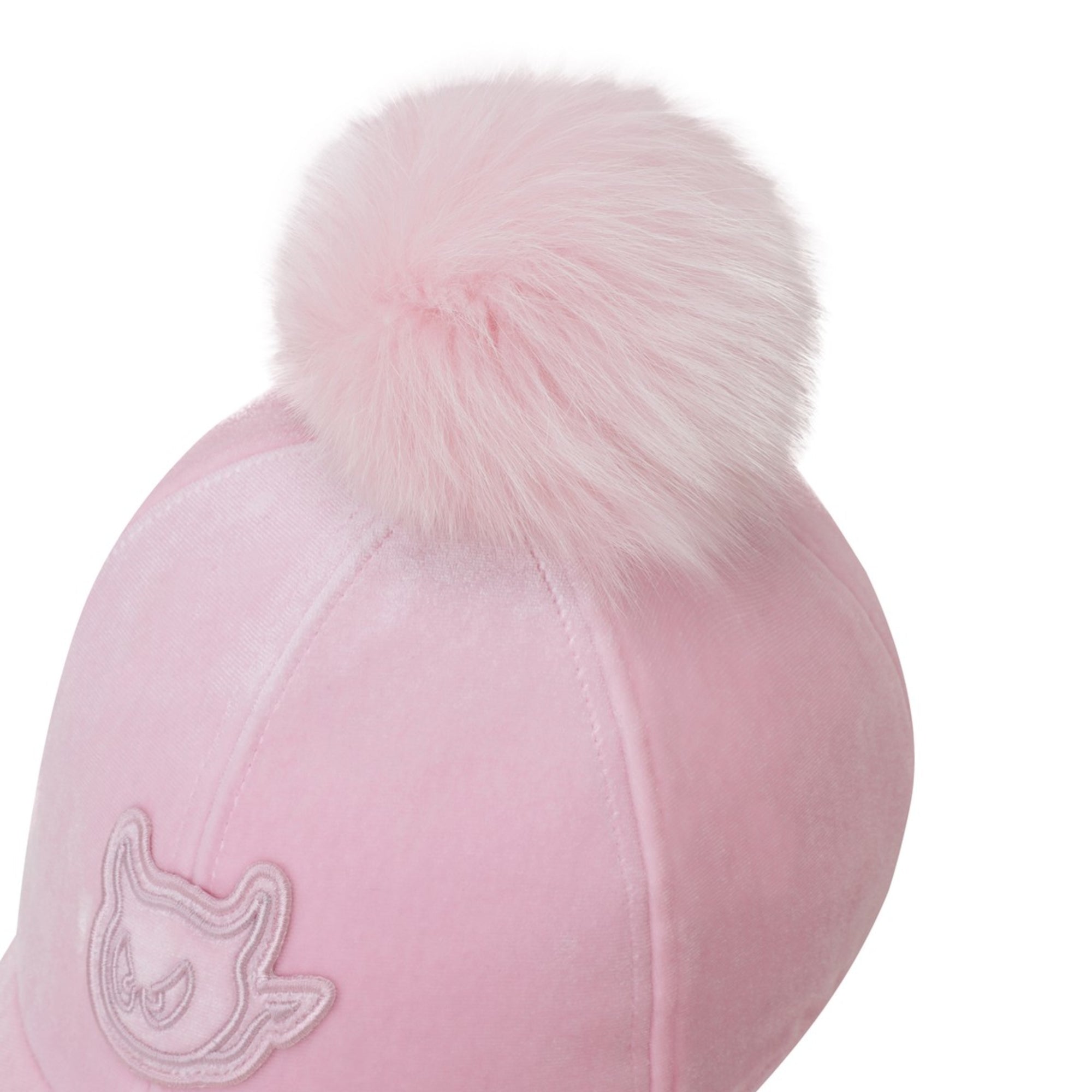 WOMENS ベロアポンポンキャップ ピンク/072344837