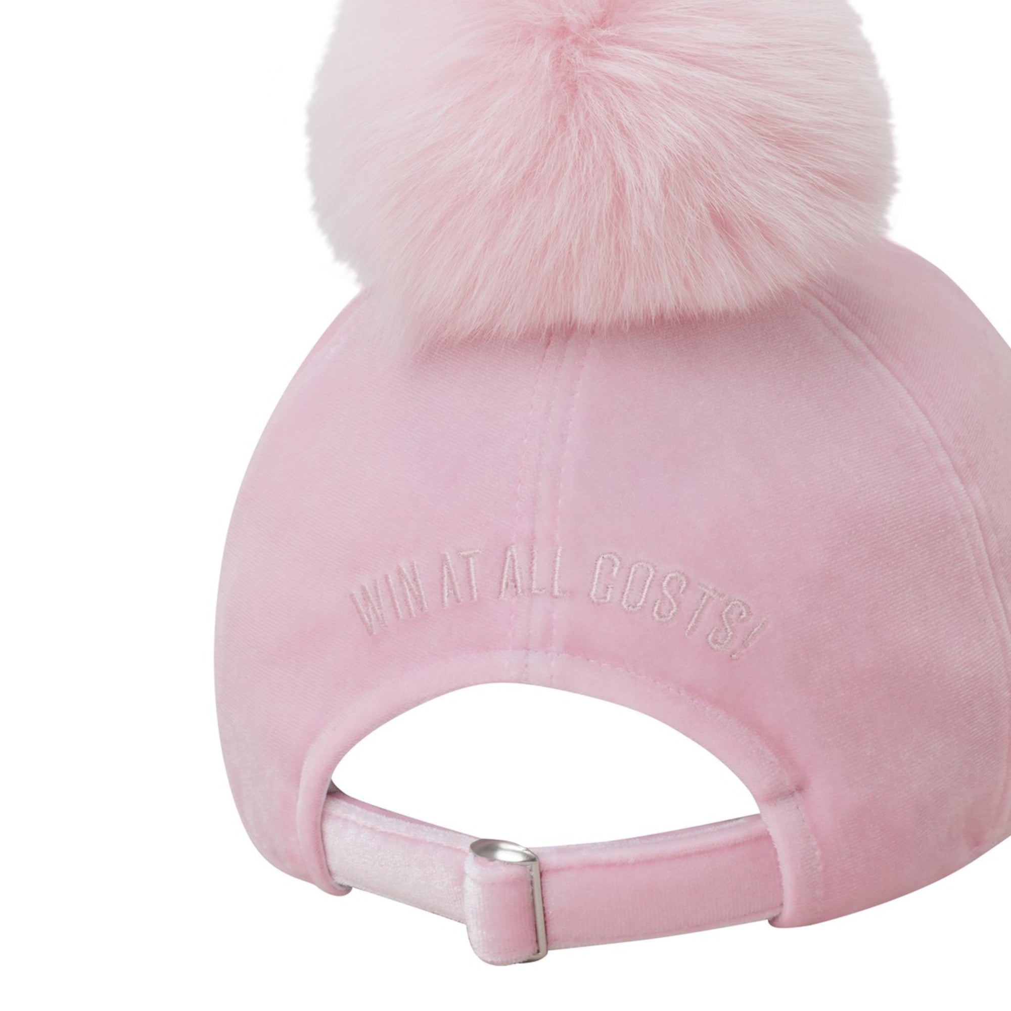 WOMENS ベロアポンポンキャップ ピンク/072344837