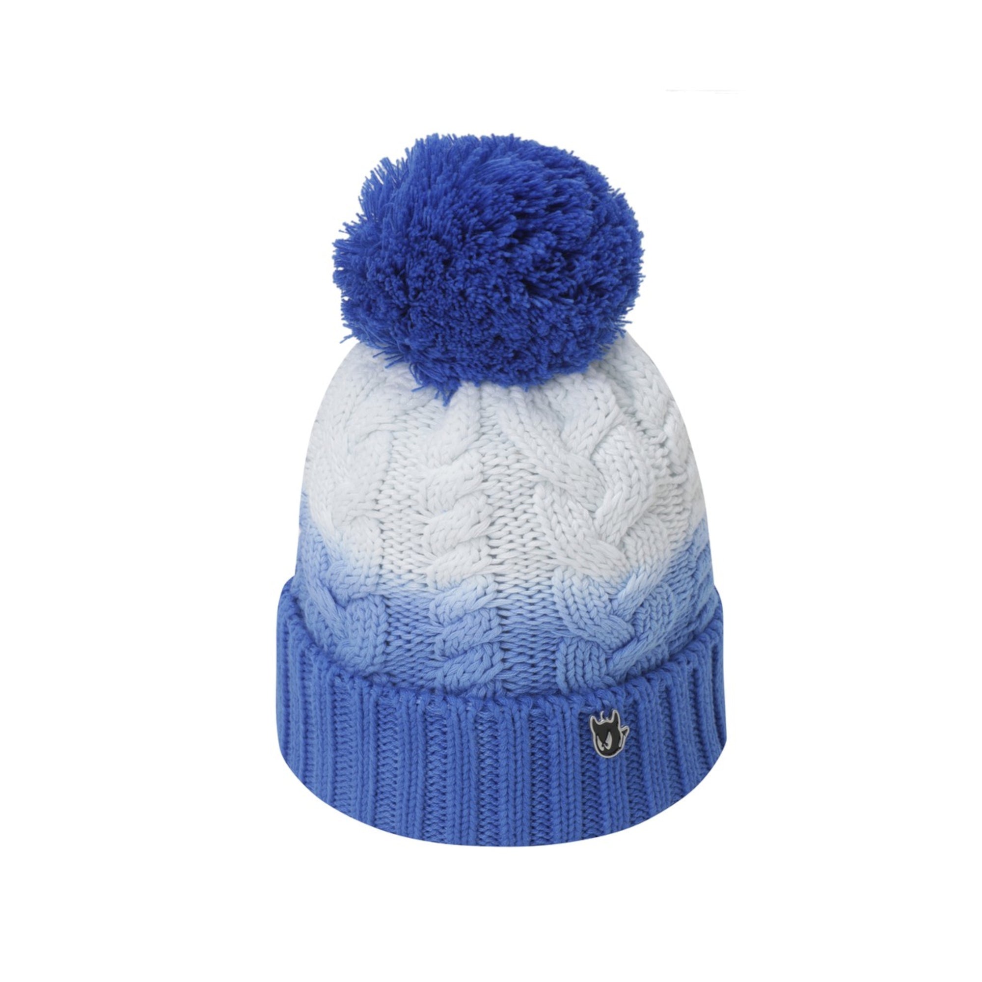 WOMENS ポンポンビーニー ブルー/072344844