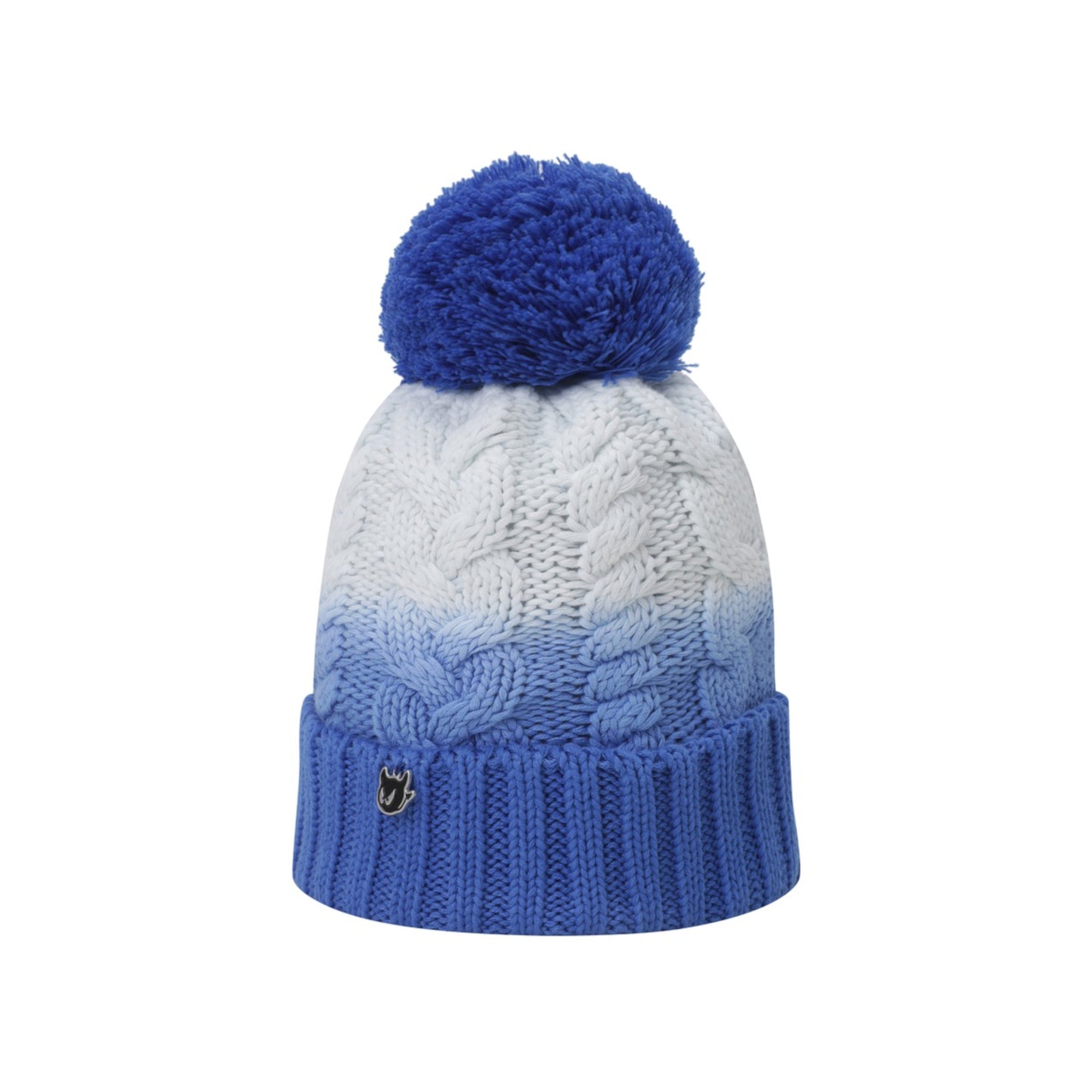 WOMENS ポンポンビーニー ブルー/072344844