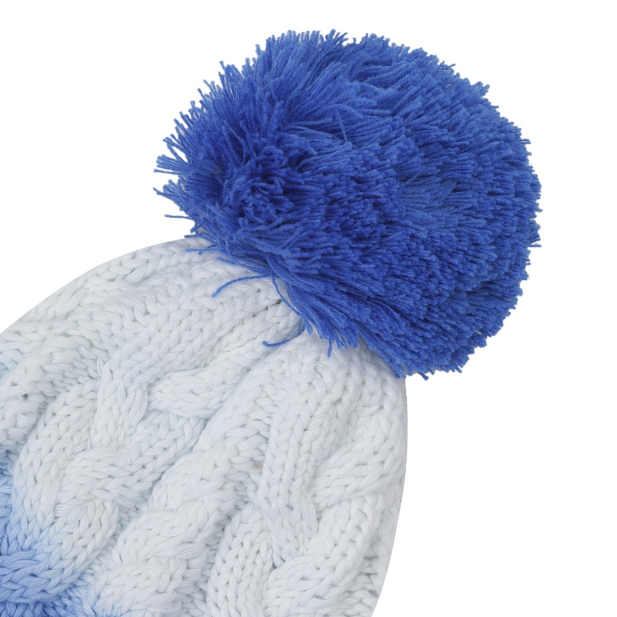 WOMENS ポンポンビーニー ブルー/072344844