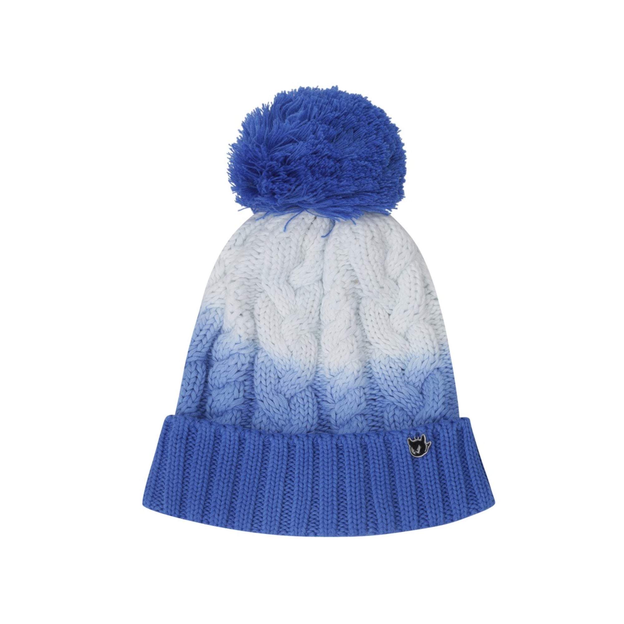 WOMENS ポンポンビーニー ブルー/072344844