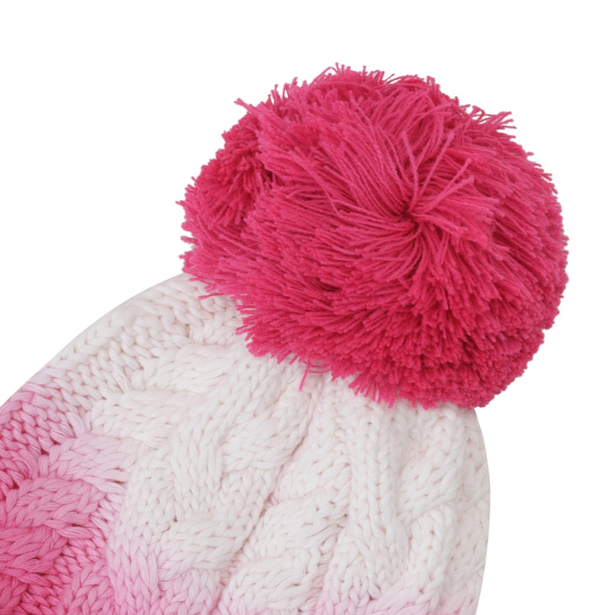 WOMENS ポンポンビーニー ピンク/072344844