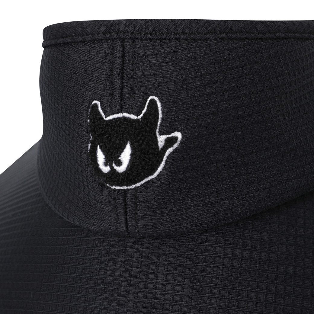 ワイドリボンバイザー ブラック