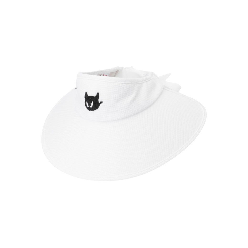 ワイドリボンバイザー ホワイト