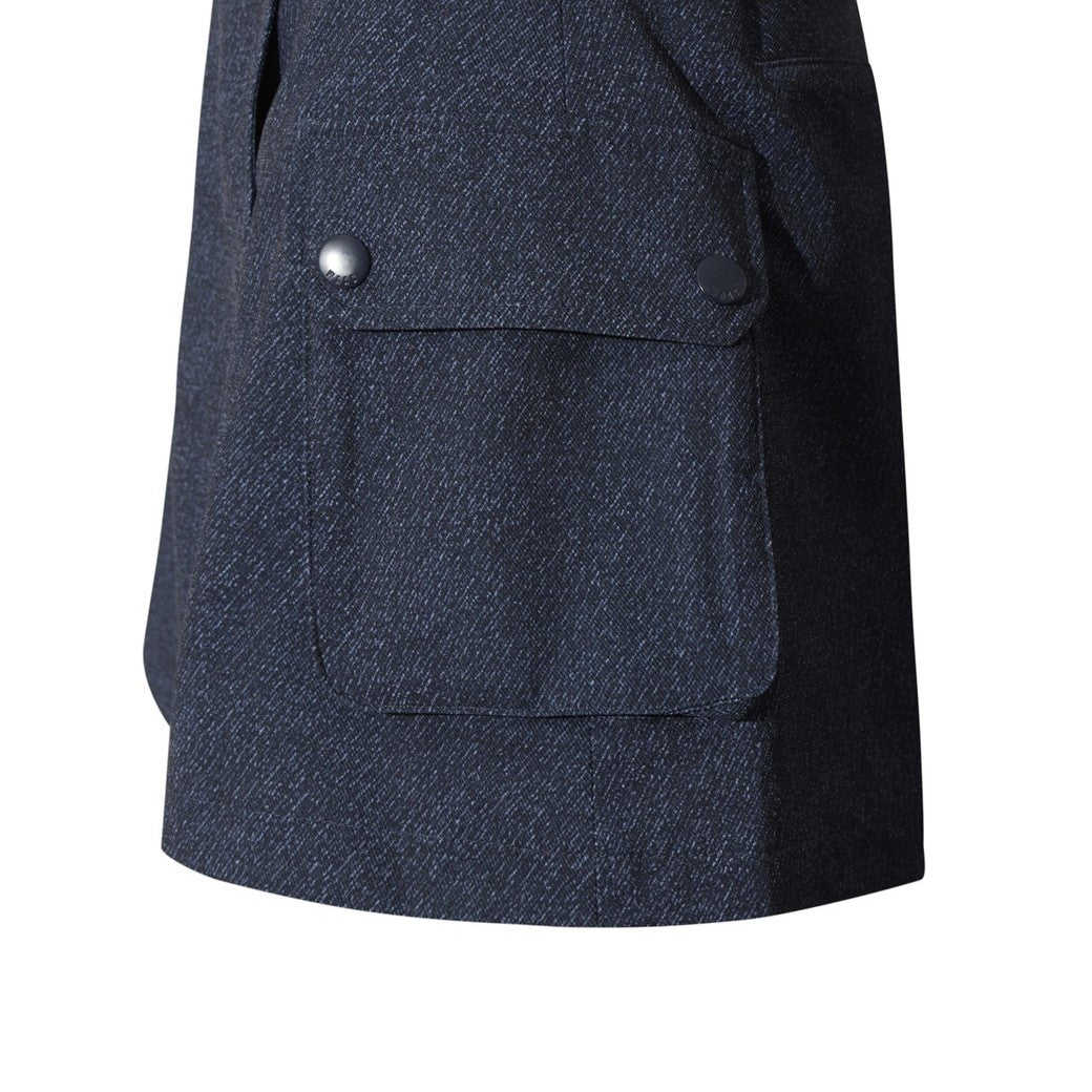 WOMEN カーゴラップショートパンツ インディゴ