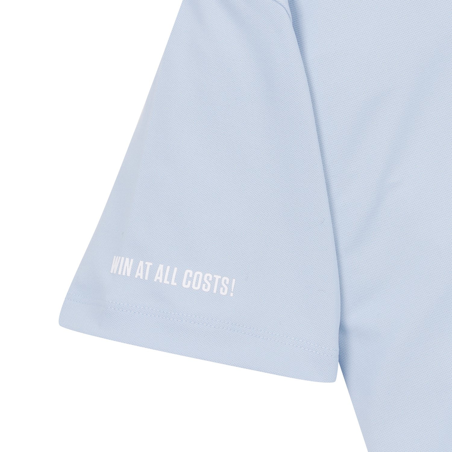 WOMEN ESSENTIALピケポロシャツ ライトブルー