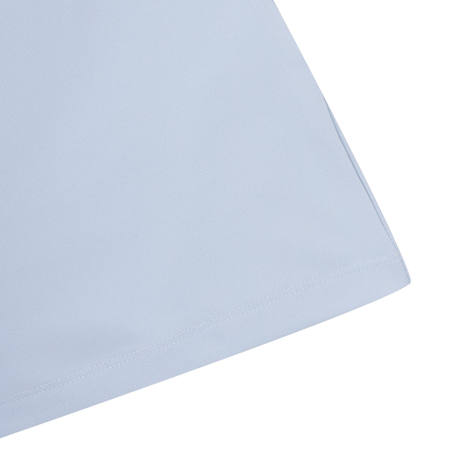 WOMEN ESSENTIALピケポロシャツ ライトブルー